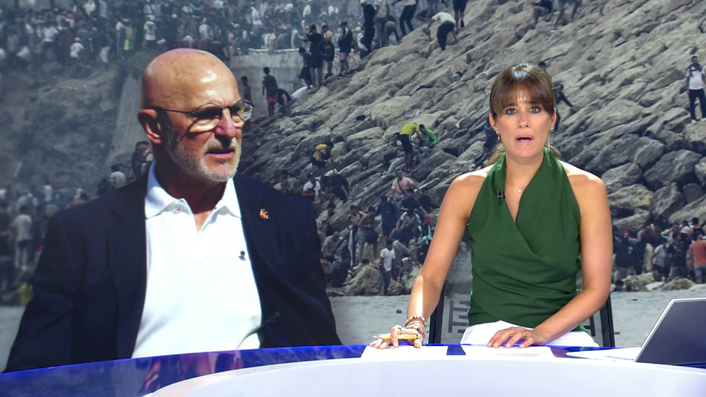 Luis De La fuente visita Ceuta en medio de la crisis migratoria