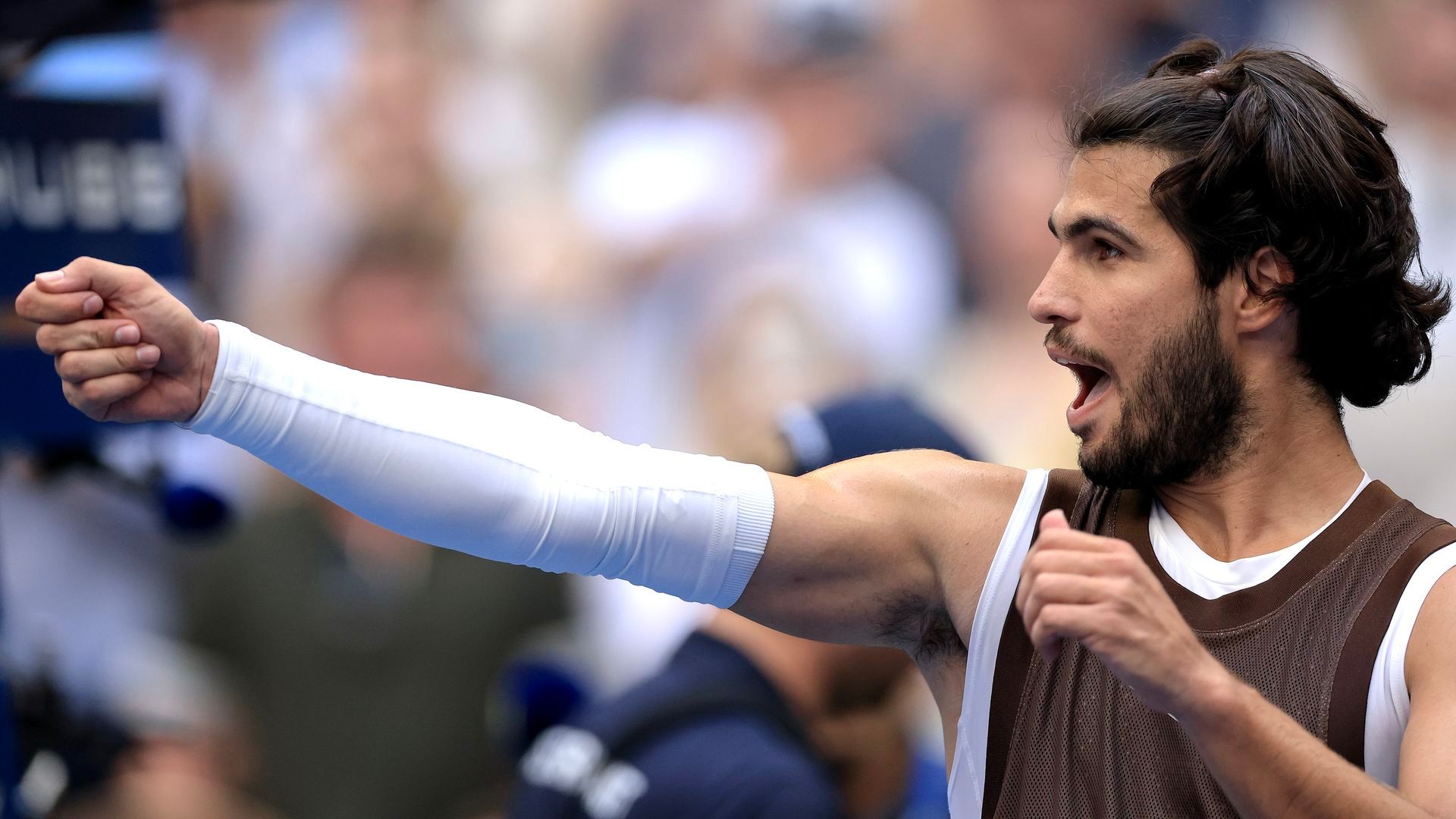 Carlos Alcaraz, tras su última victoria en el US Open. Carlos Alcaraz, tras su última victoria en el US Open.