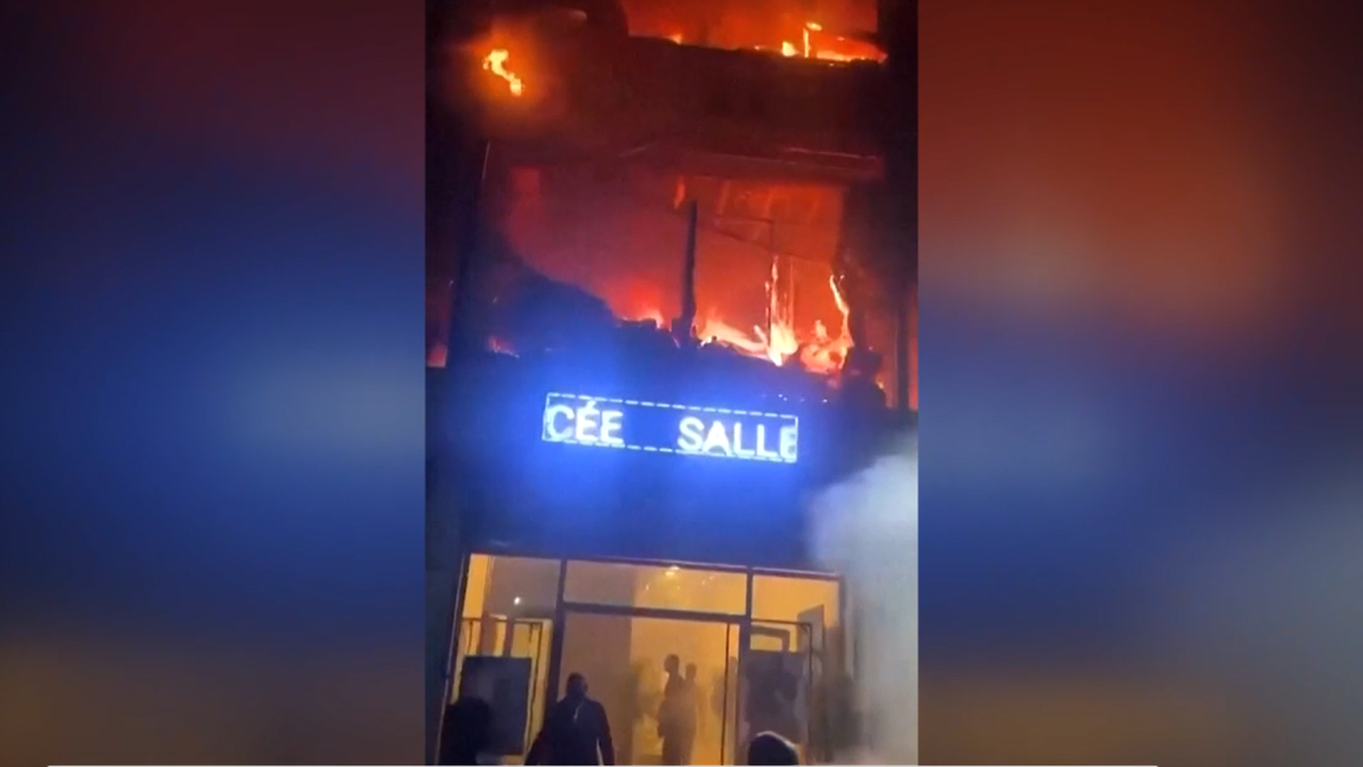 22 muertos en un incendio en un salón de bodas en Kinshasa