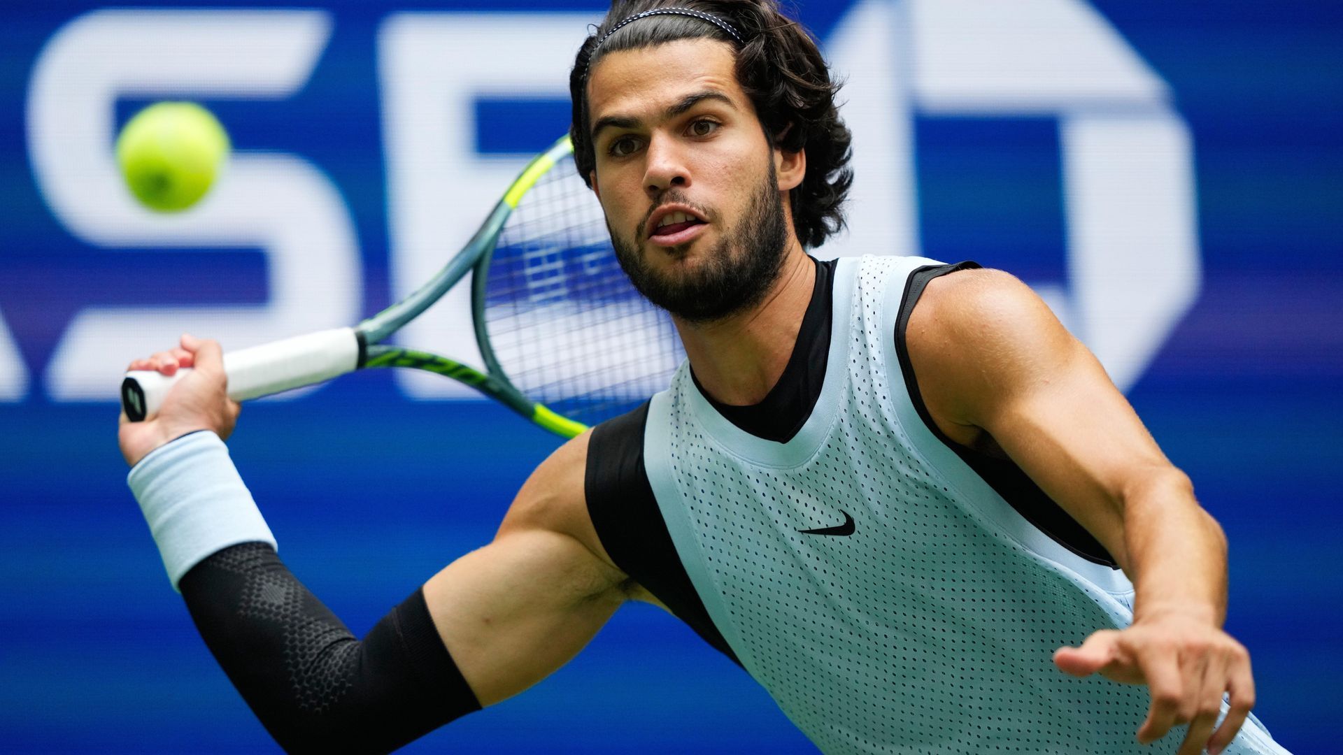 Carlos Alcaraz, ante Tommy Paul en el US Open