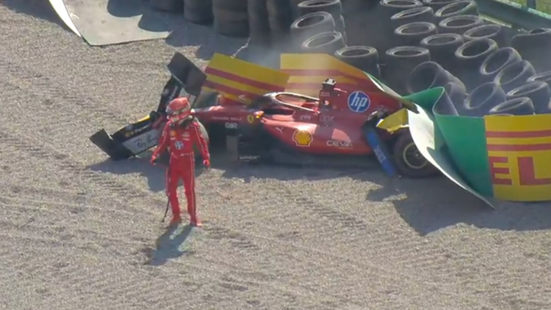 Charles Leclerc, en Monza