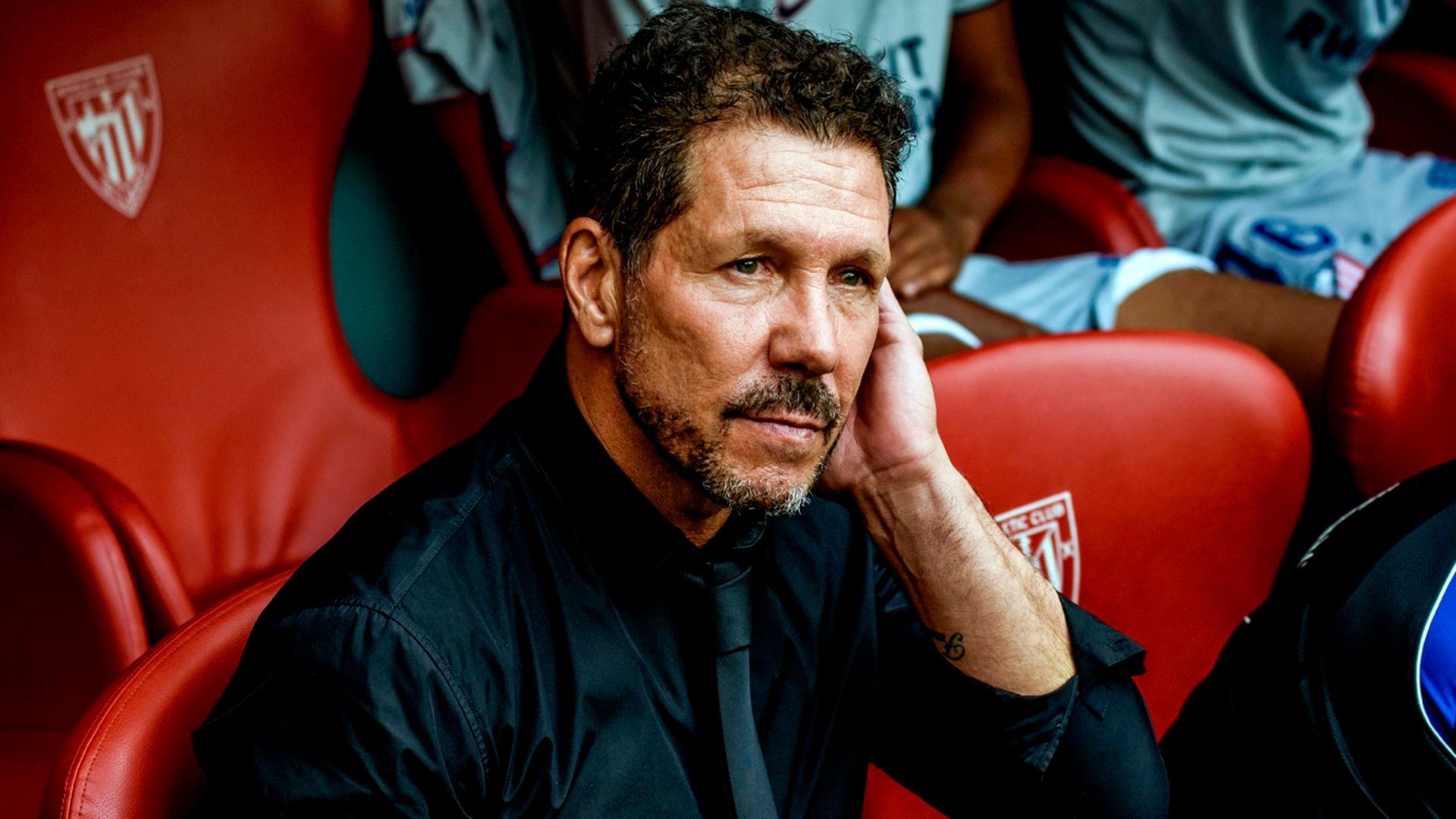 Diego Pablo Simeone, en el Athletic-Atlético de Madrid Diego Pablo Simeone, en el Athletic-Atlético de Madrid