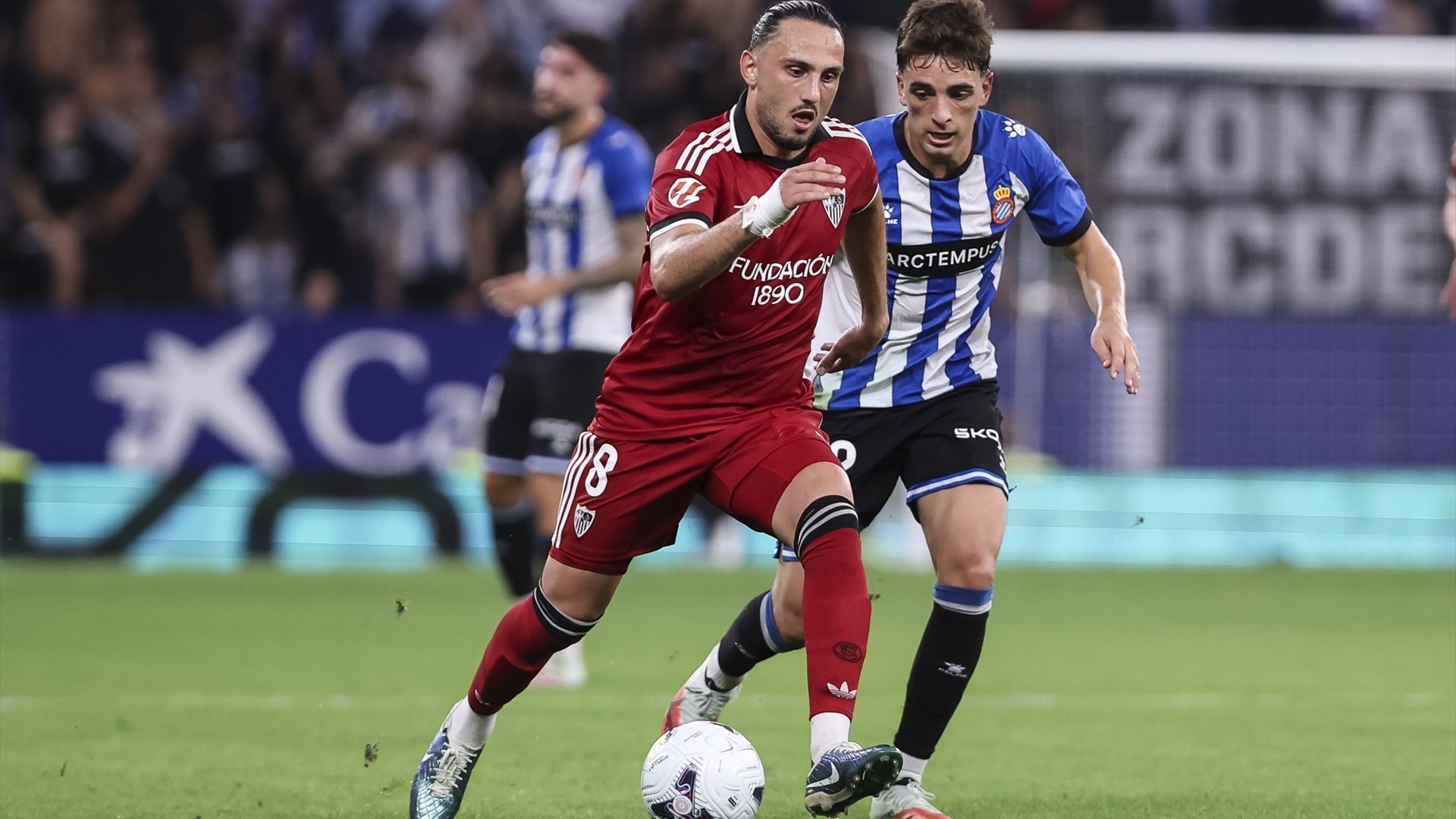 Kochorashvili, en el Espanyol - Sevilla
