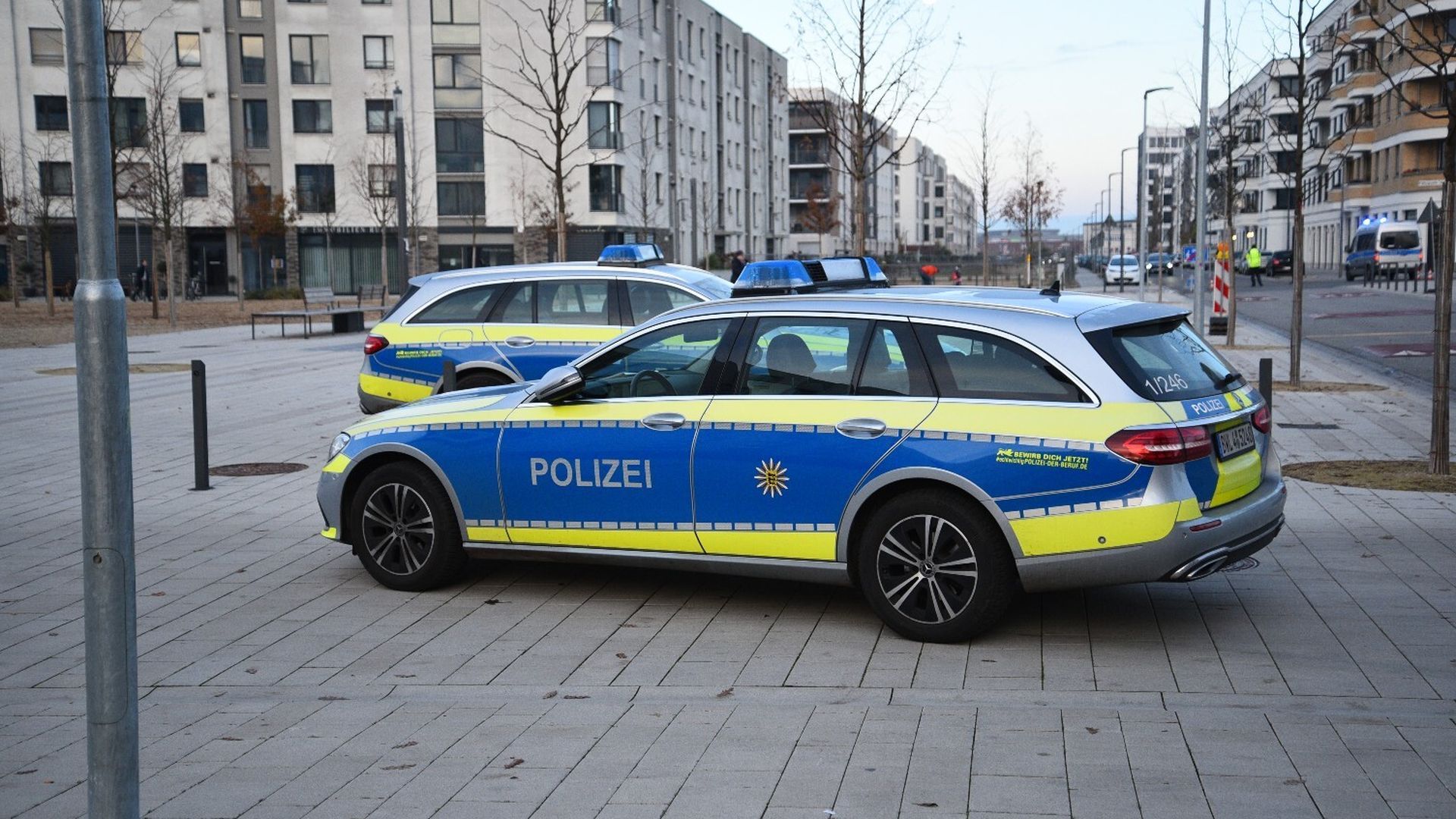 Varios vehículos de la Policía de Alemania. Varios vehículos de la Policía de Alemania.