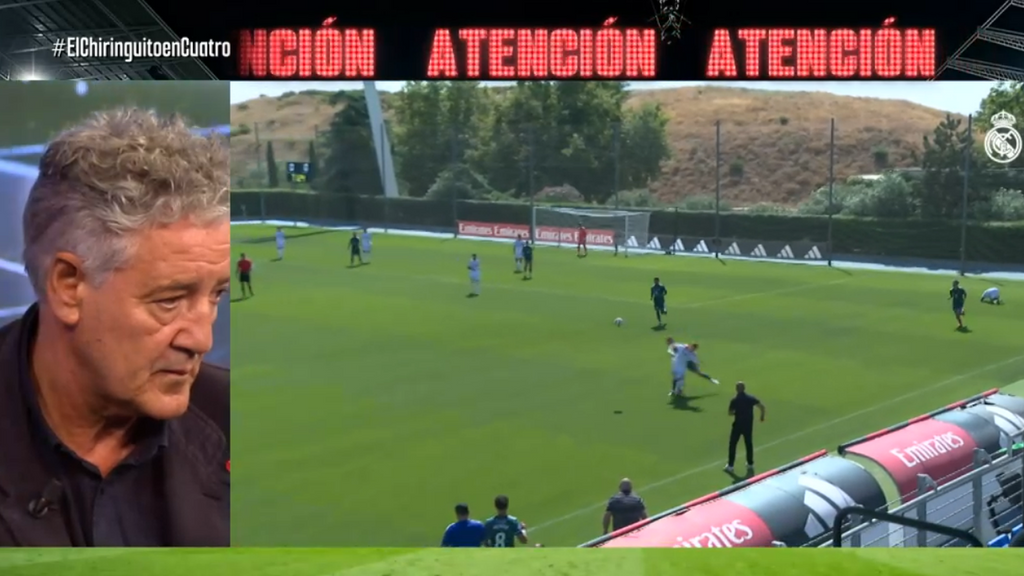 El codazo a Gabri Valero, jugador del Real Madrid C, del que habla todo el mundo