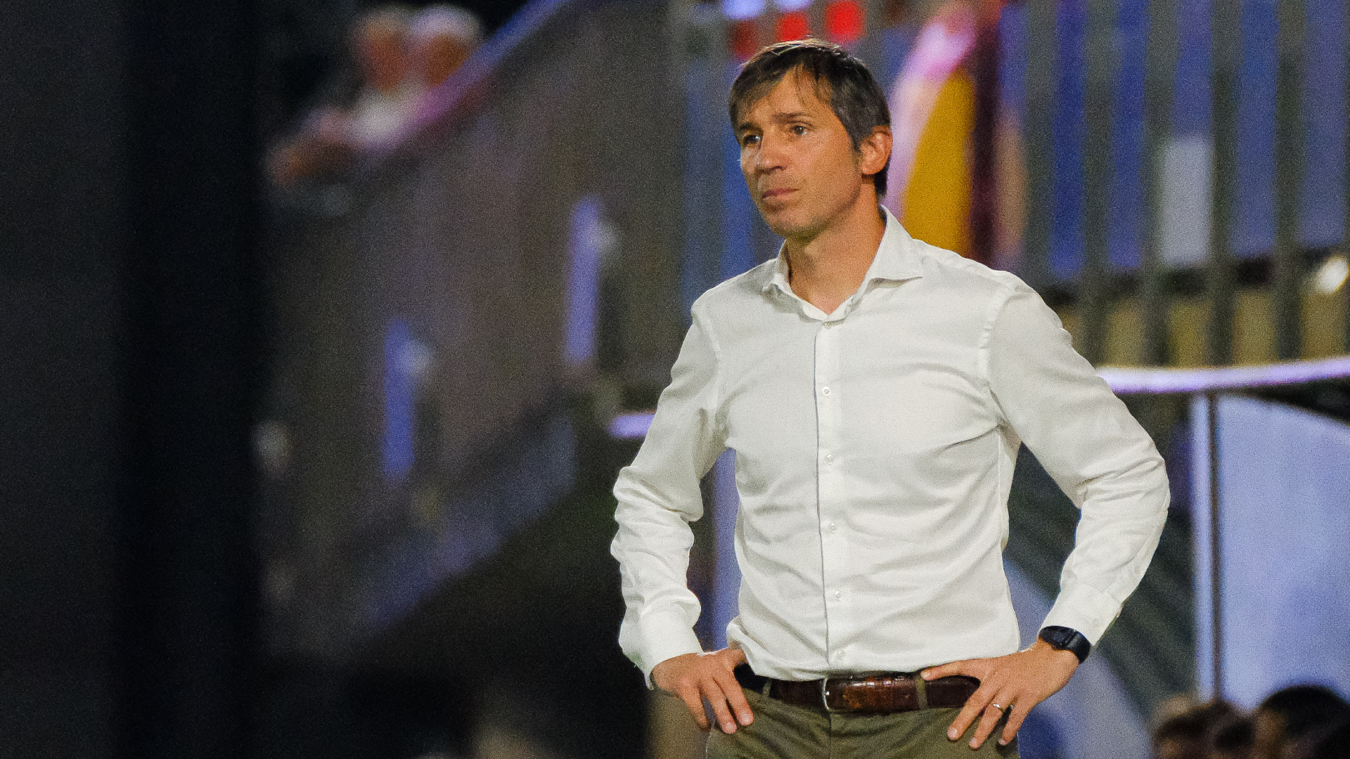 Albert Celades, en un partido del Cádiz