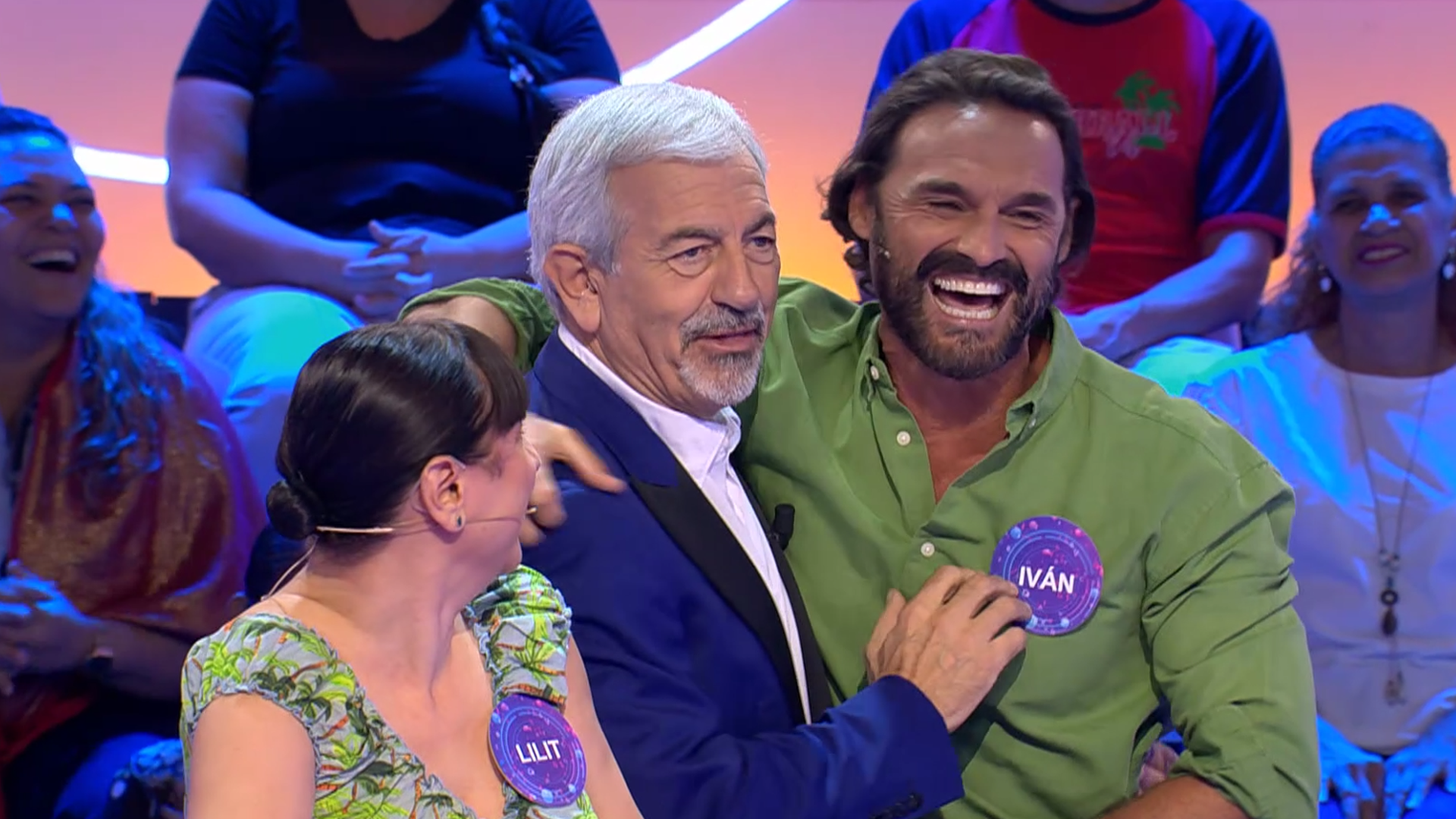 Carlos Sobera e Iván Sánchez protagonizan un momentazo en 'Rueda la letra': ''El muy cabrito...''
