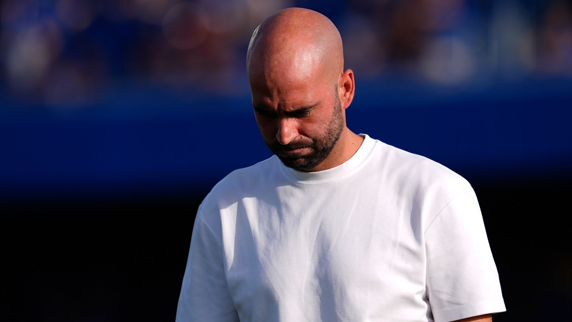 Claudio Giráldez, en el Getafe-Celta