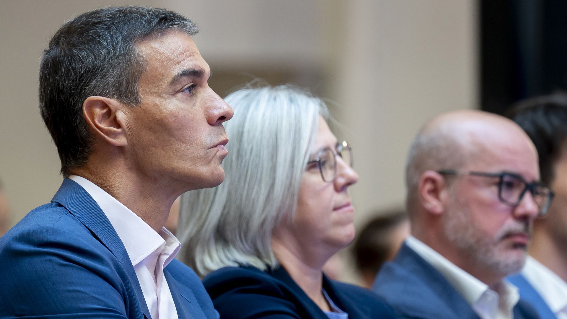 El presidente del Gobierno, Pedro Sánchez, clausura el acto ‘Más vivienda pública, más vivienda asequible’, a 7 de septiembre de 2026, en Madrid (España). El presidente del Gobierno, Pedro Sánchez, clausura el acto ‘Más vivienda pública, más vivienda asequible’, a 7 de septiembre de 2026, en Madrid (España).