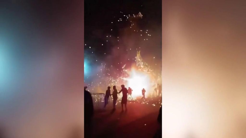 Explosión de material pirotécnico en México