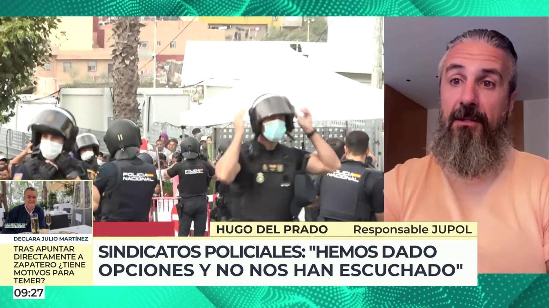 Responsable de JUPOL, de  las carpas para los migrantes: "Si tuviéramos que reubicarlos a todos, ocuparían un barrio entero"
