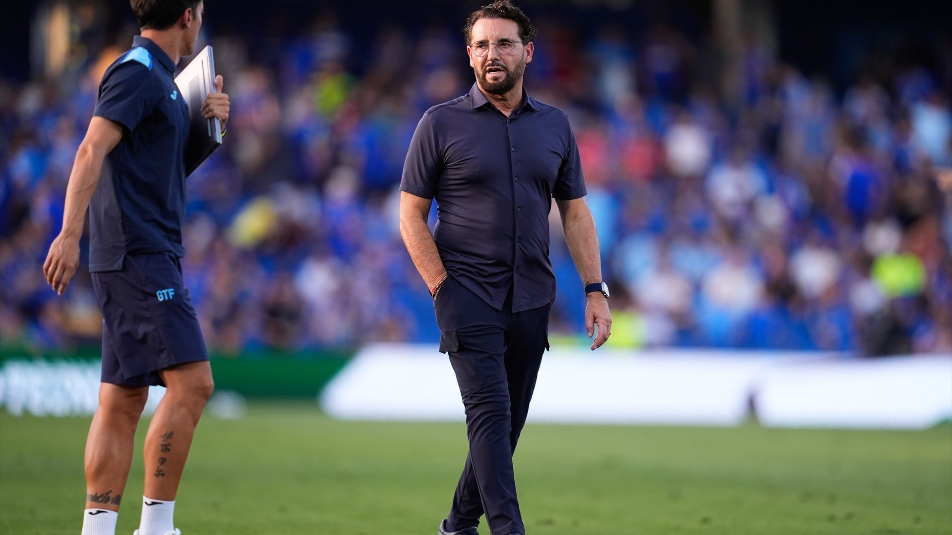 José Bordalás, en el Getafe-Celta