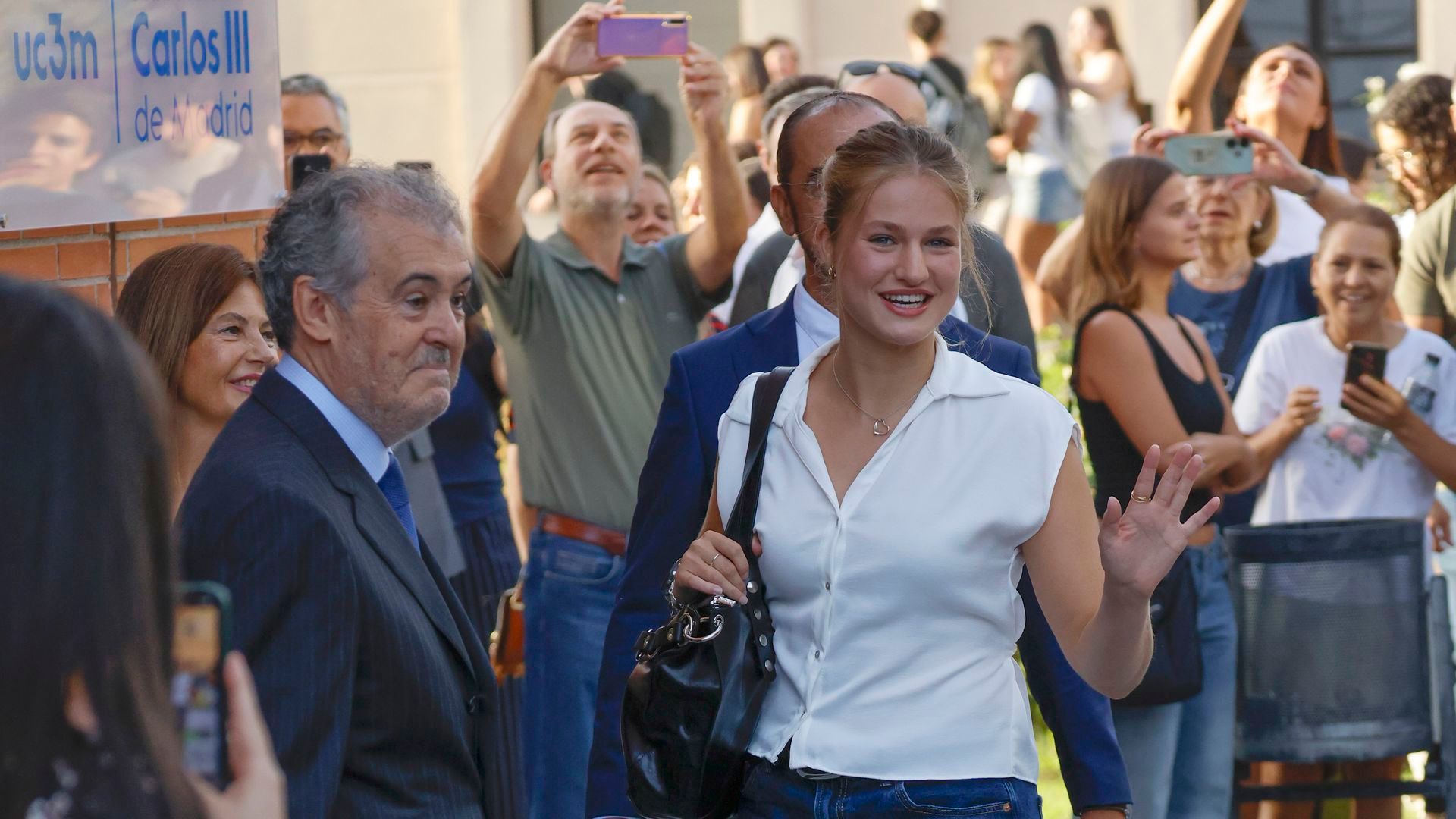 La princesa Leonor este 7 de septiembre en la Carlos III