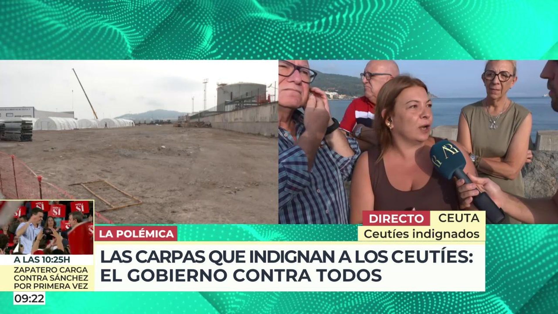 Vecinos ceutíes, indignados ante los nuevos campamentos para los migrantes: "Nadie mira por nuestros derechos. La solución es que los echen"