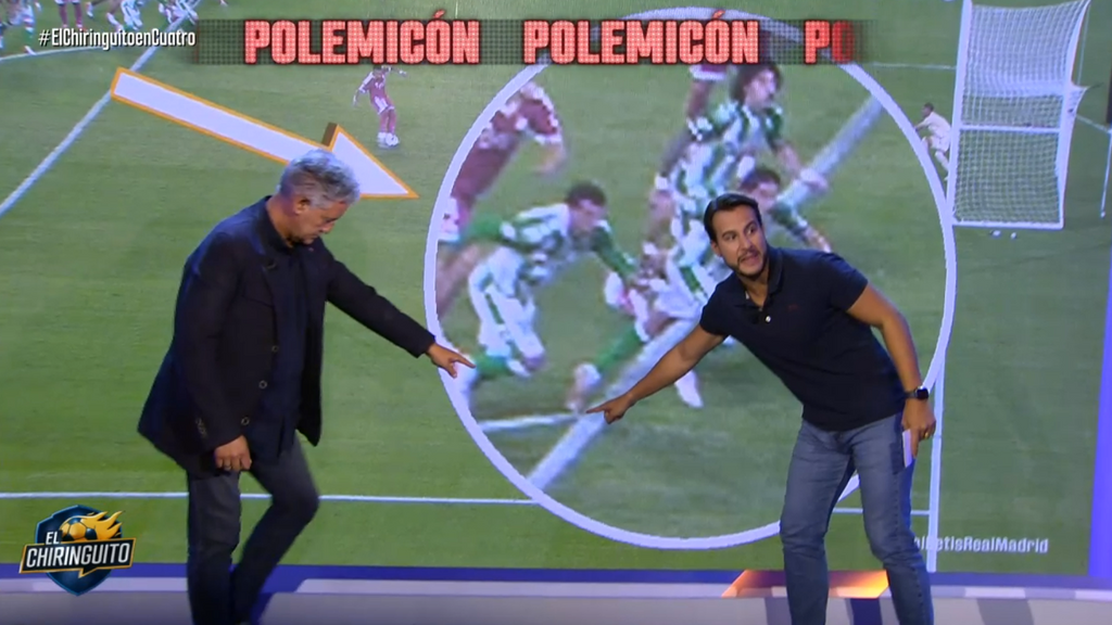 Tres exárbitros sentencian en El Chiringuito que el penalti de Mbappé debió repetirse por dos infracciones