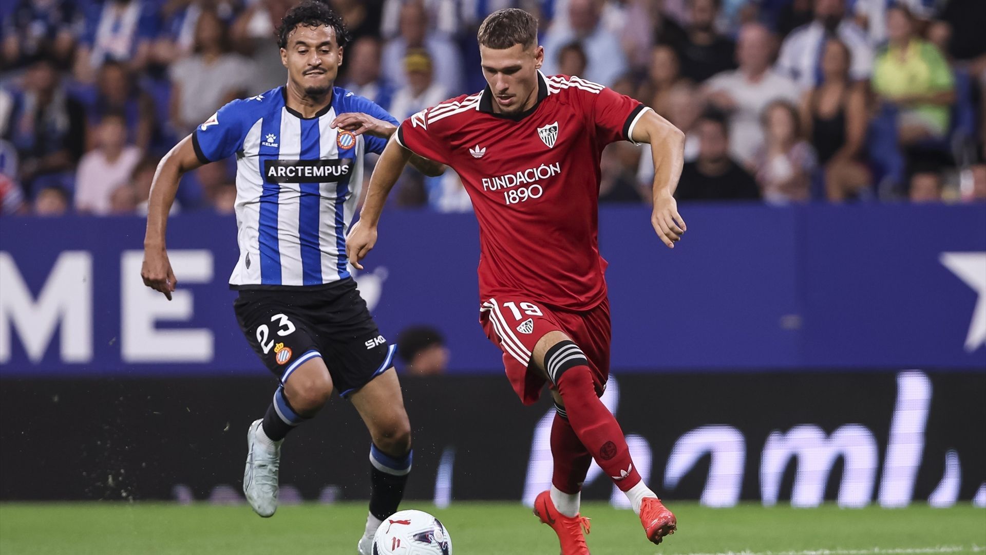 Stassin, en el Espanyol - Sevilla
