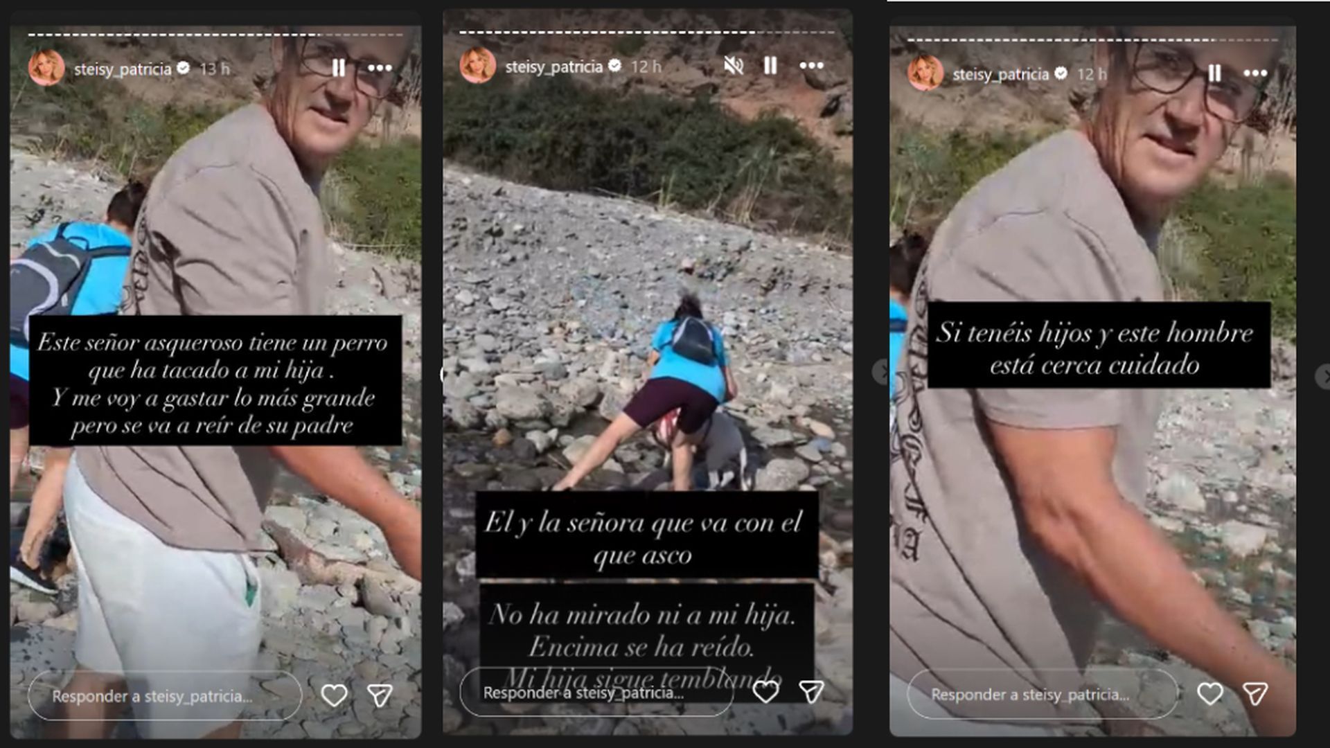 Steisy denuncia lo ocurrido con su hija