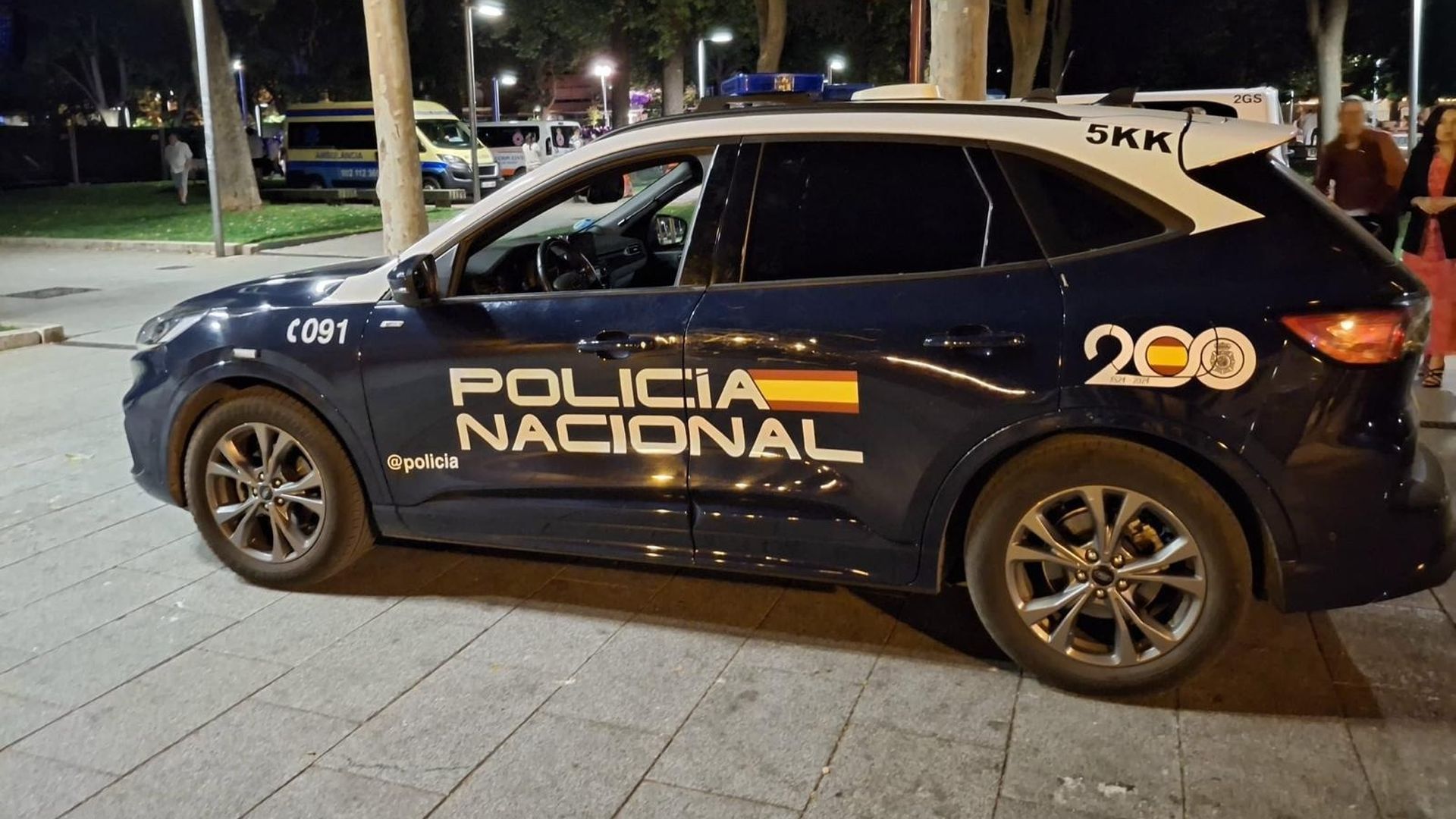 Un coche de la Policía Nacional Un coche de la Policía Nacional