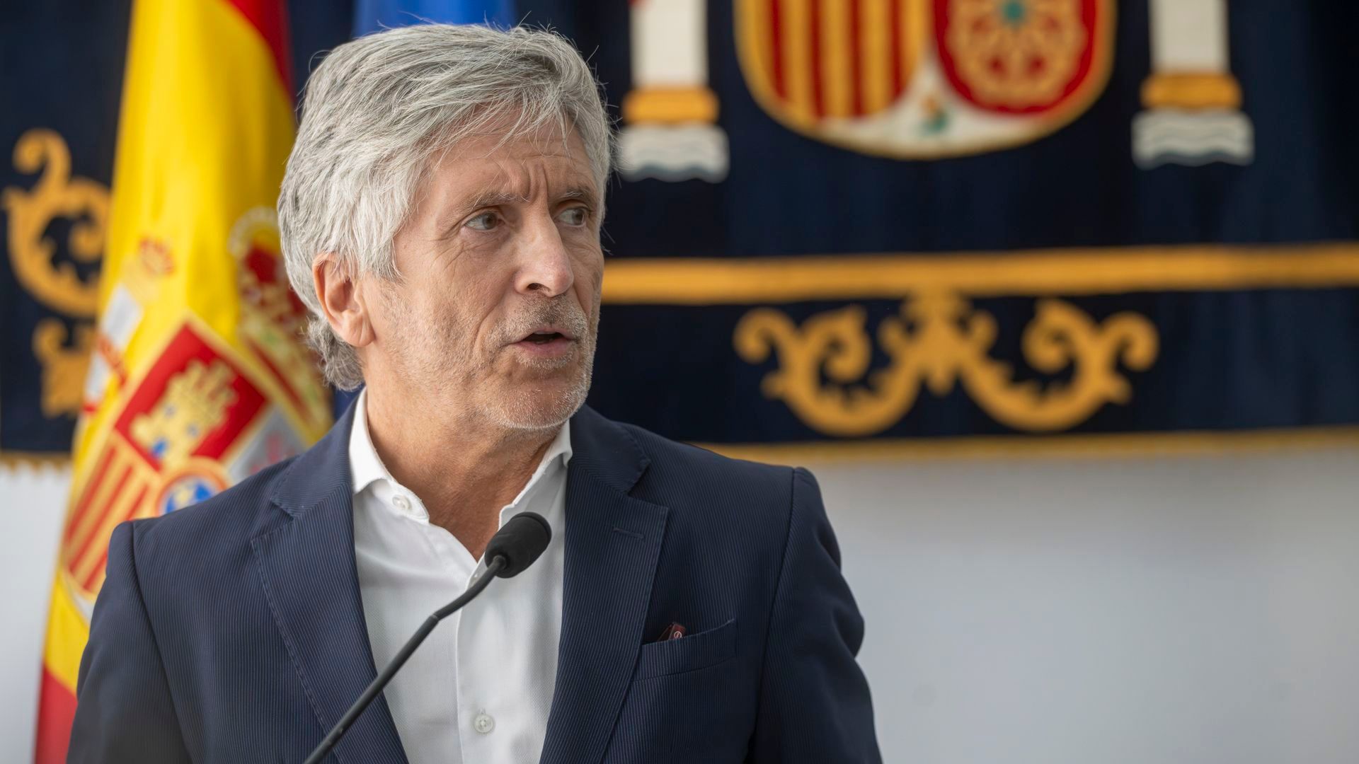 El ministro del Interior, Fernando Grande-Marlaska El ministro del Interior, Fernando Grande-Marlaska