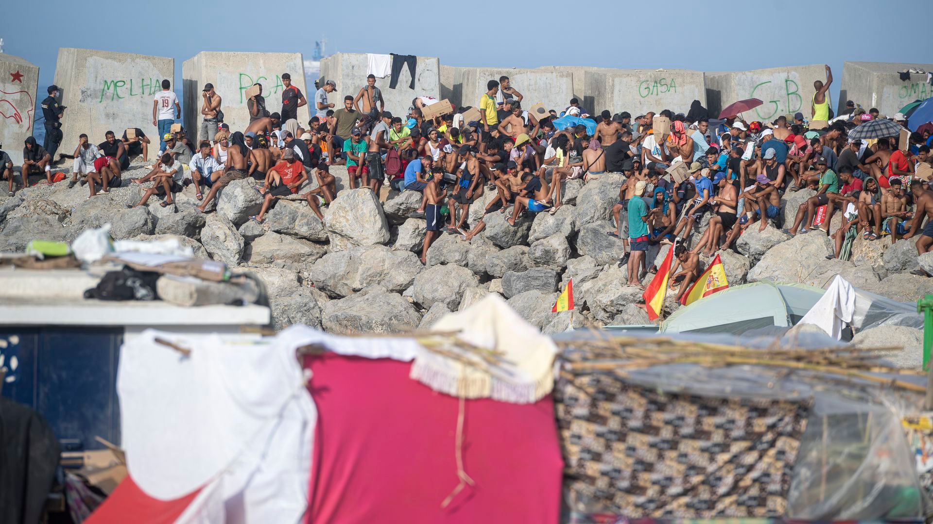 Migrantes en Ceuta Migrantes en Ceuta