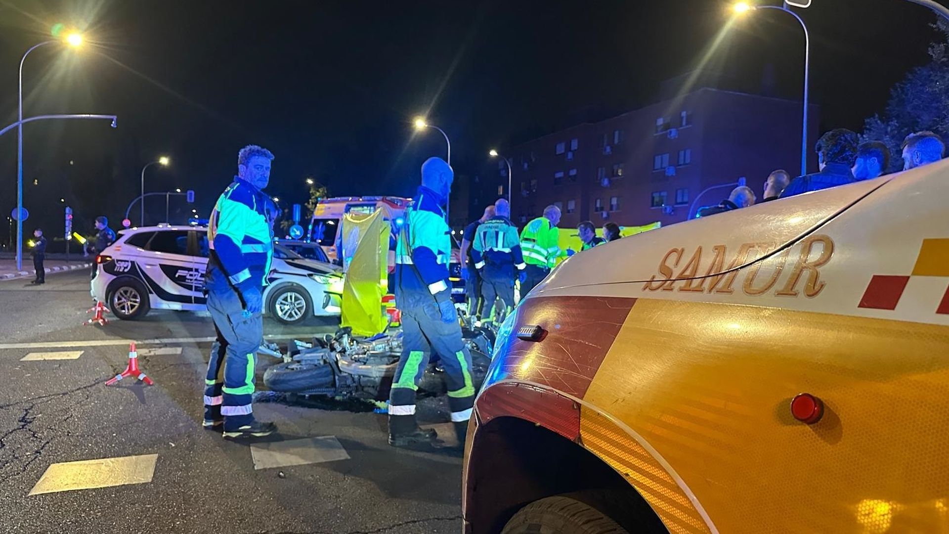 Muere un motorista de 47 años al colisionar con un coche en el distrito de Latina, en Madrid Muere un motorista de 47 años al colisionar con un coche en el distrito de Latina, en Madrid