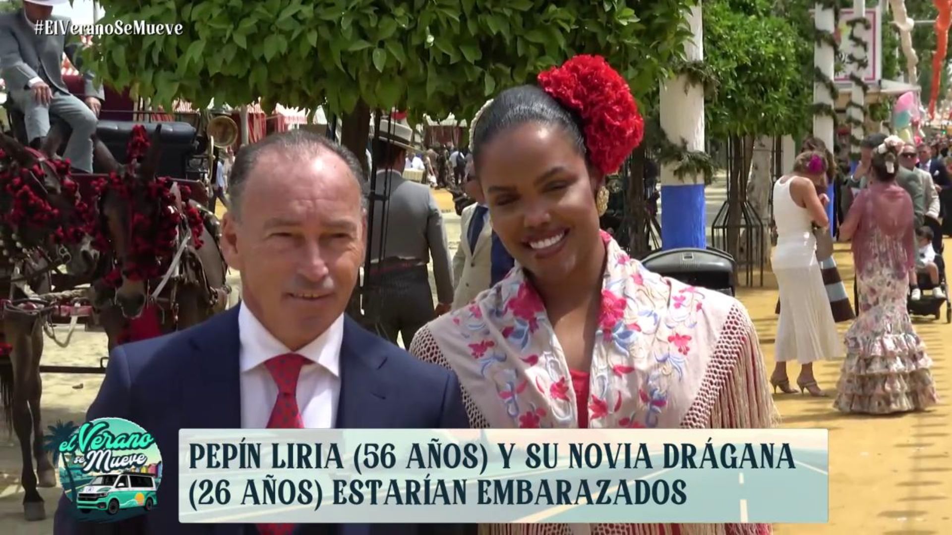 Pepín Liria, de 56 años, y su novia Drágana, de 26, podrían estar esperando un hijo