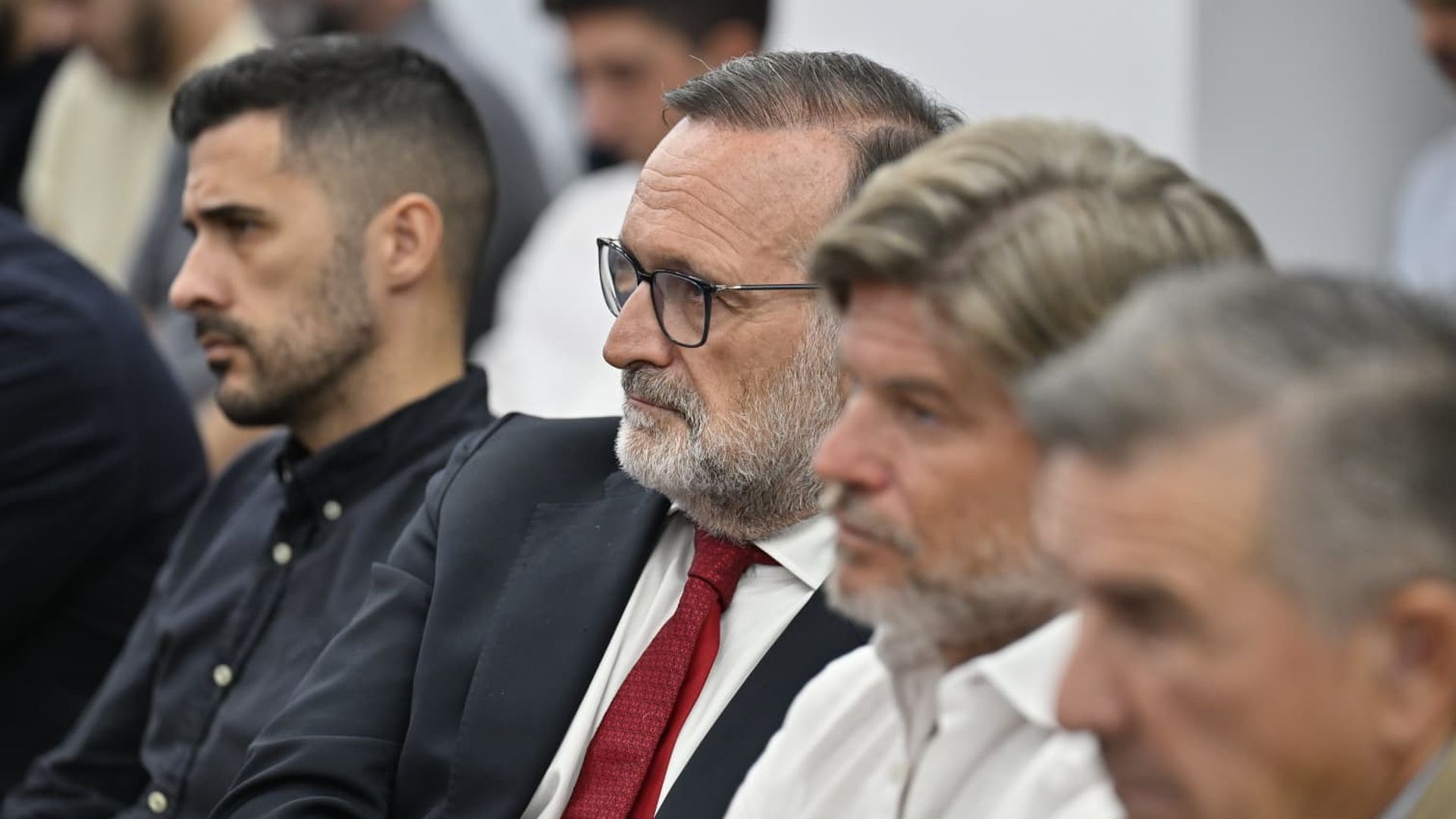 Pérez Solano y Agustín López, en la rueda de prensa de balance del mercado