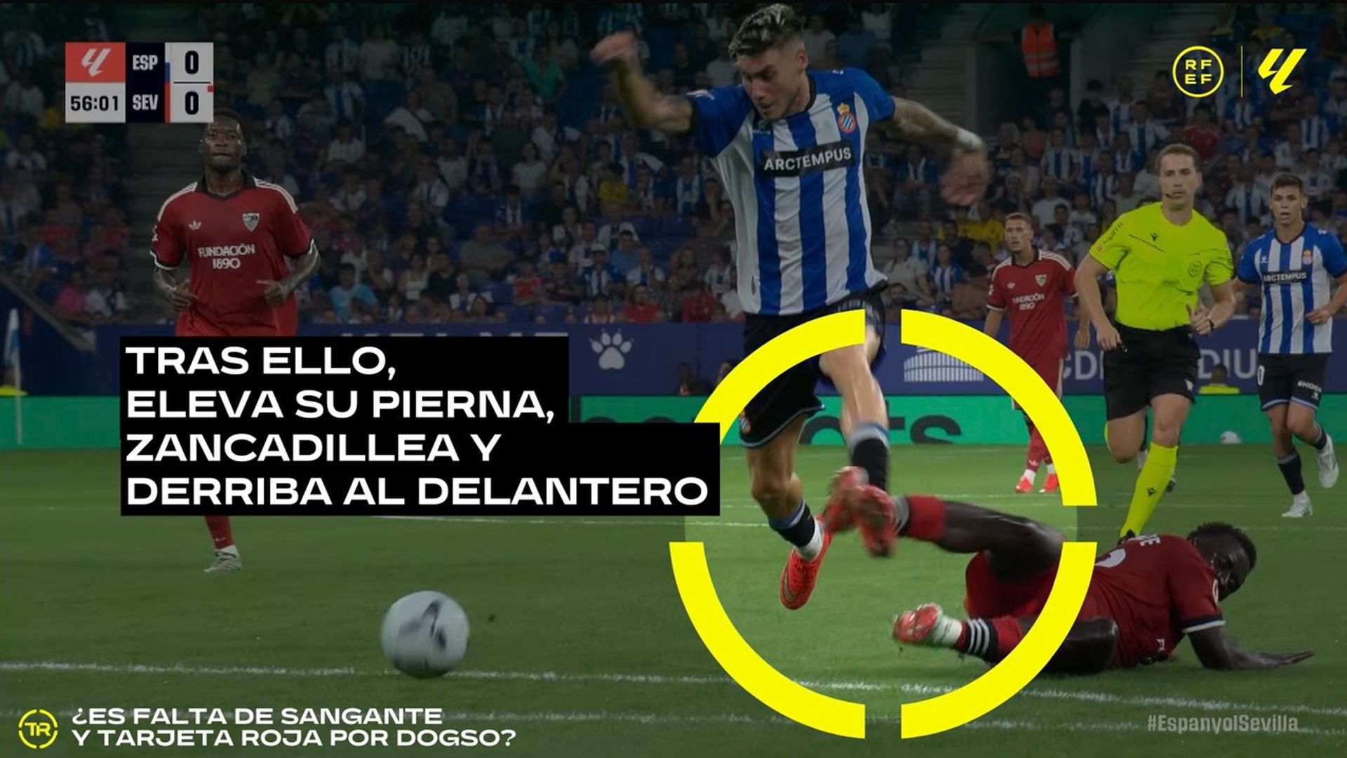 'Tiempo de Revisión' analiza la roja a Arouna Sangante 'Tiempo de Revisión' analiza la roja a Arouna Sangante