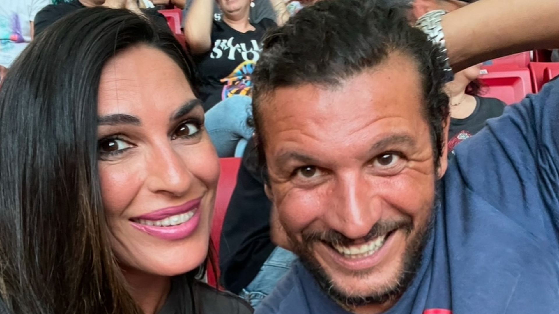 Verónica Hidalgo y su marido, Juan Andrés Verónica Hidalgo y su marido, Juan Andrés