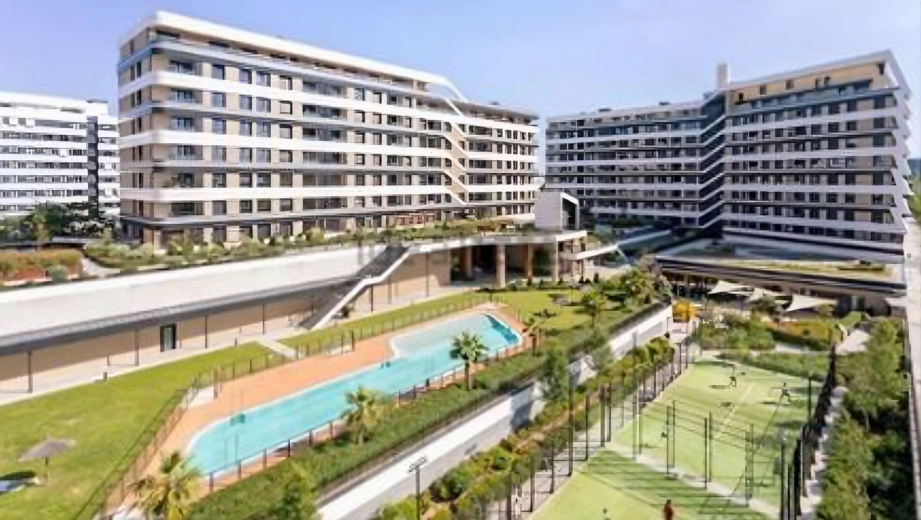 Vista panorámica de la urbanización en la que vive Juls Janeiro en Valdebebas