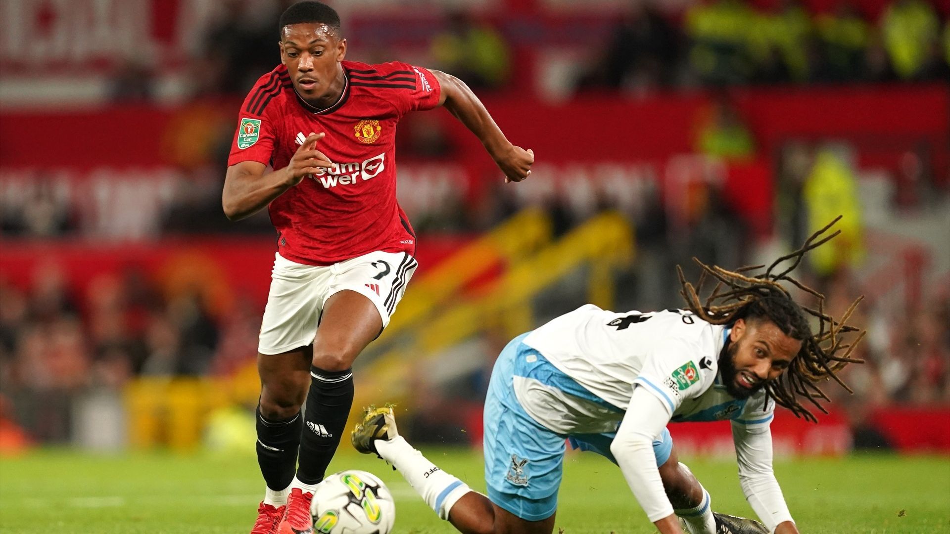 Anthony Martial con el Manchester United Anthony Martial con el Manchester United