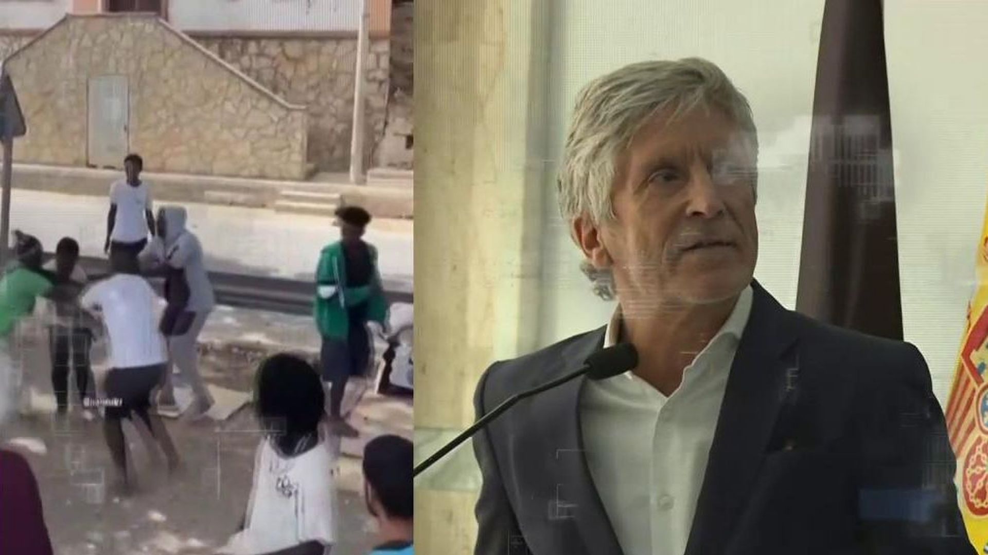 El ministro del Interior atiende únicamente a tres medios durante su rueda de prensa en Ceuta: “No hay derecho todos estamos trabajando” El ministro del Interior atiende únicamente a tres medios durante su rueda de prensa en Ceuta: “No hay derecho todos estamos trabajando”