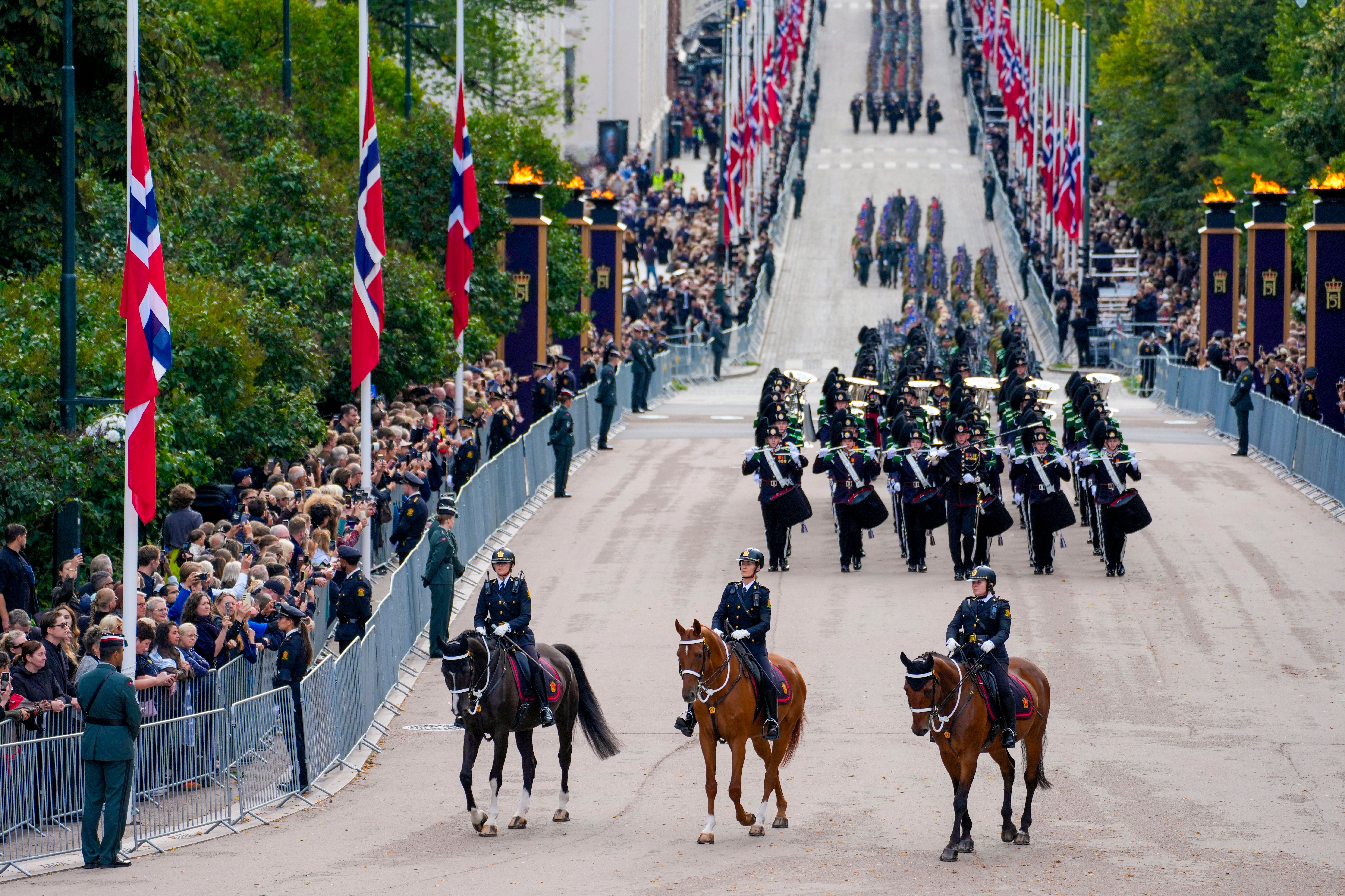 El pueblo Noruego despide a Harald V