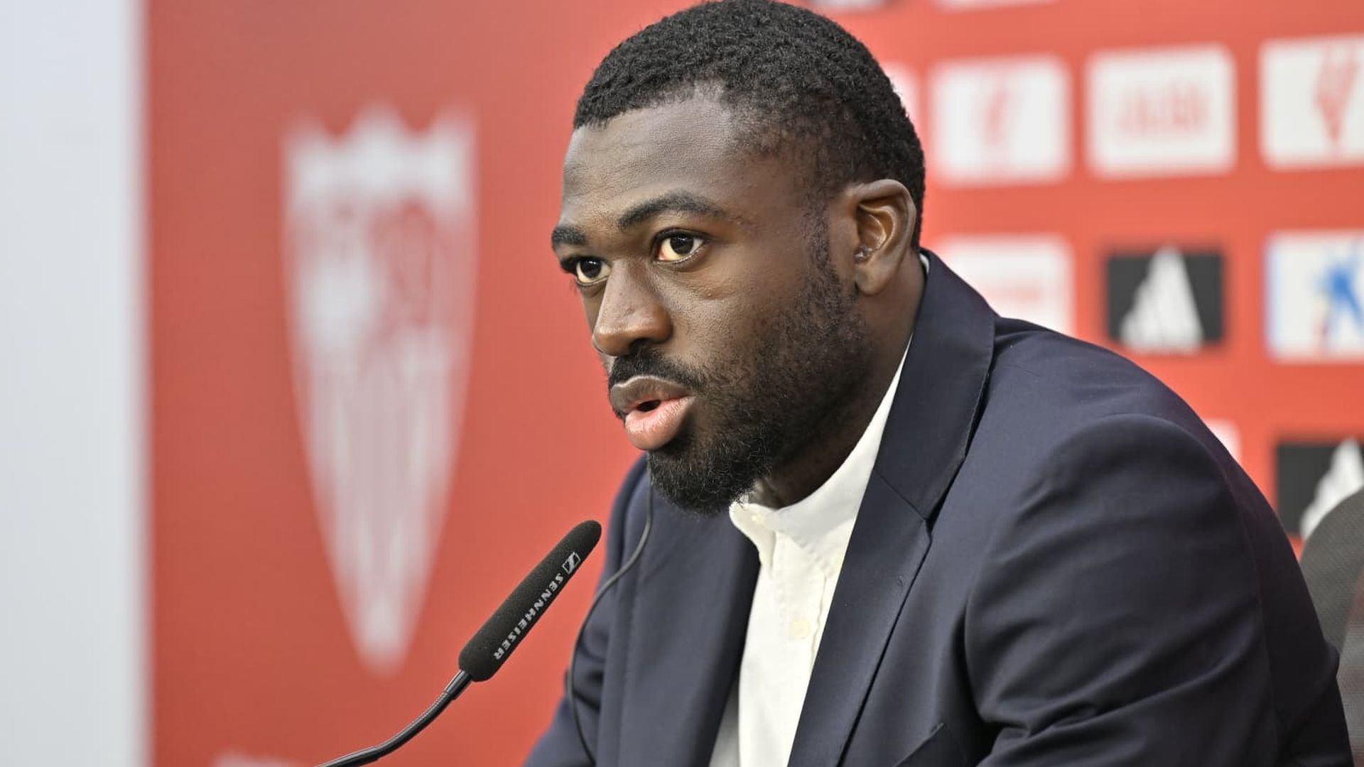 Fofana, en su presentación con el Sevilla