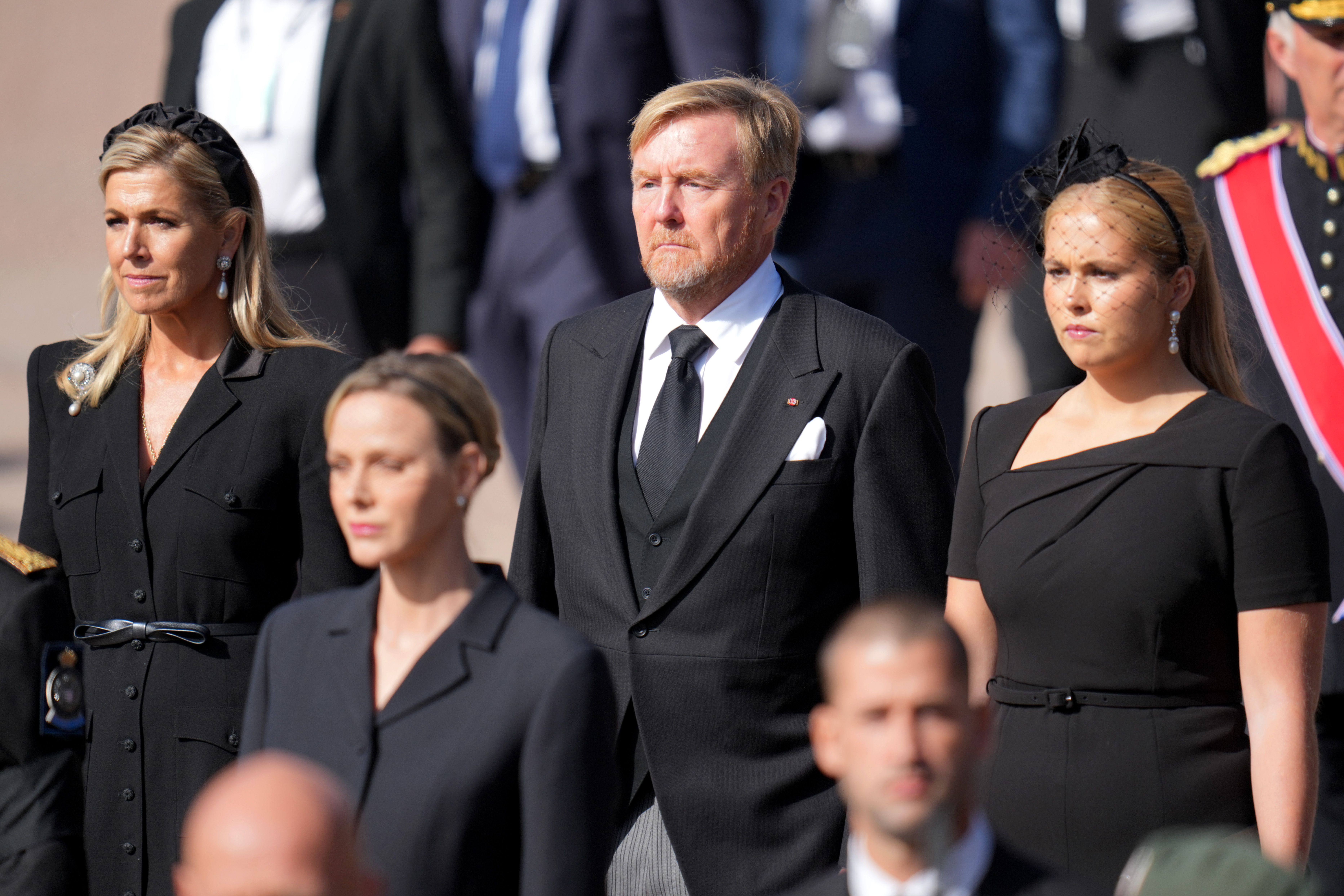 Guillermo y Máxima de Holanda junto a su hija, la princesa Amalia