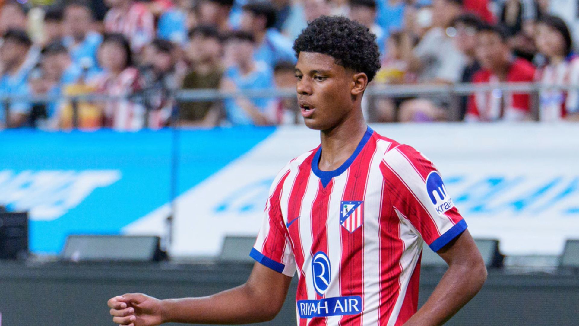 Jorge Domínguez, con el Atleti