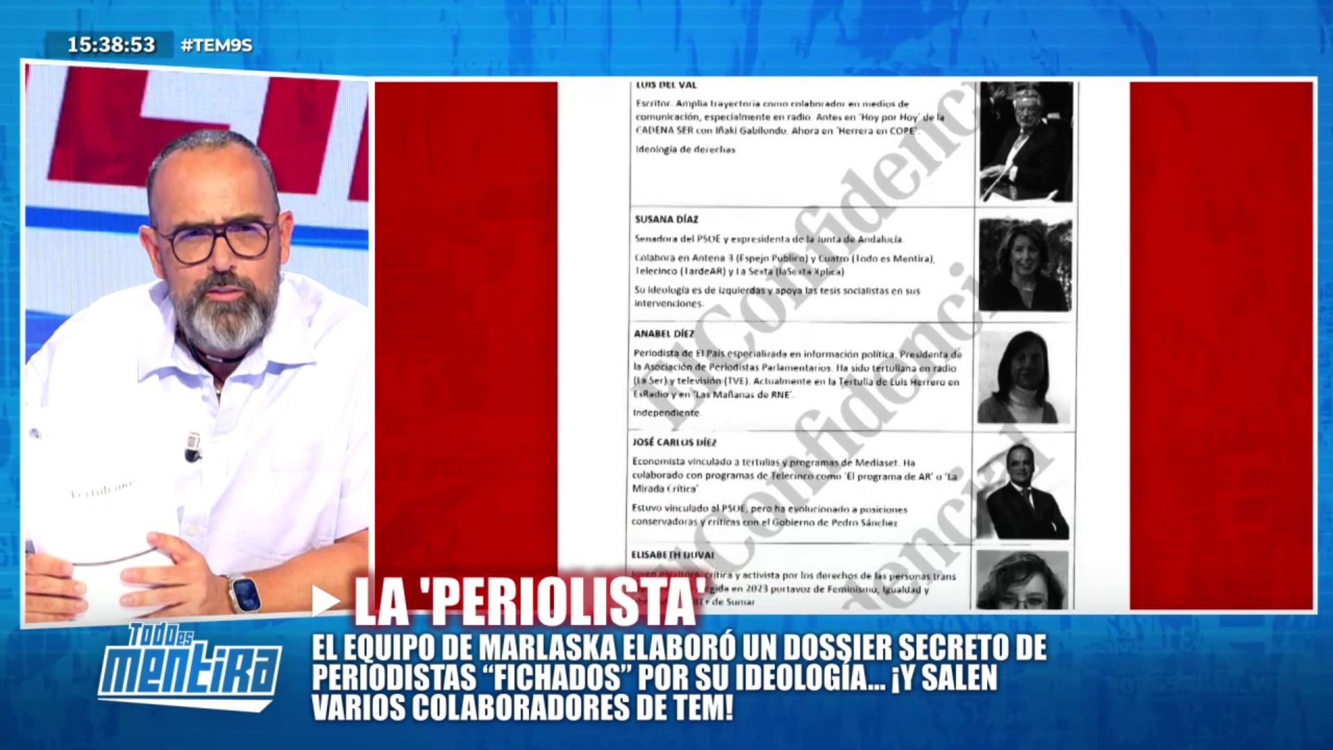 La contundente reacción de Risto Mejide al dossier secreto de periodistas “fichados” por su ideología La contundente reacción de Risto Mejide al dossier secreto de periodistas “fichados” por su ideología