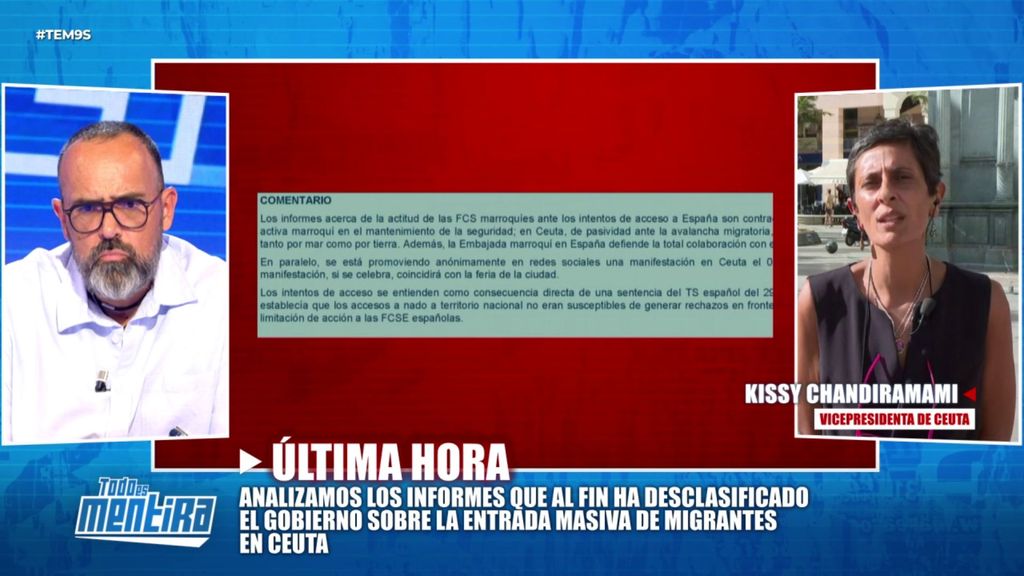 La vicepresidenta de Ceuta, ante la desclasificación de los informes sobre Ceuta: “Estoy horrorizada”
