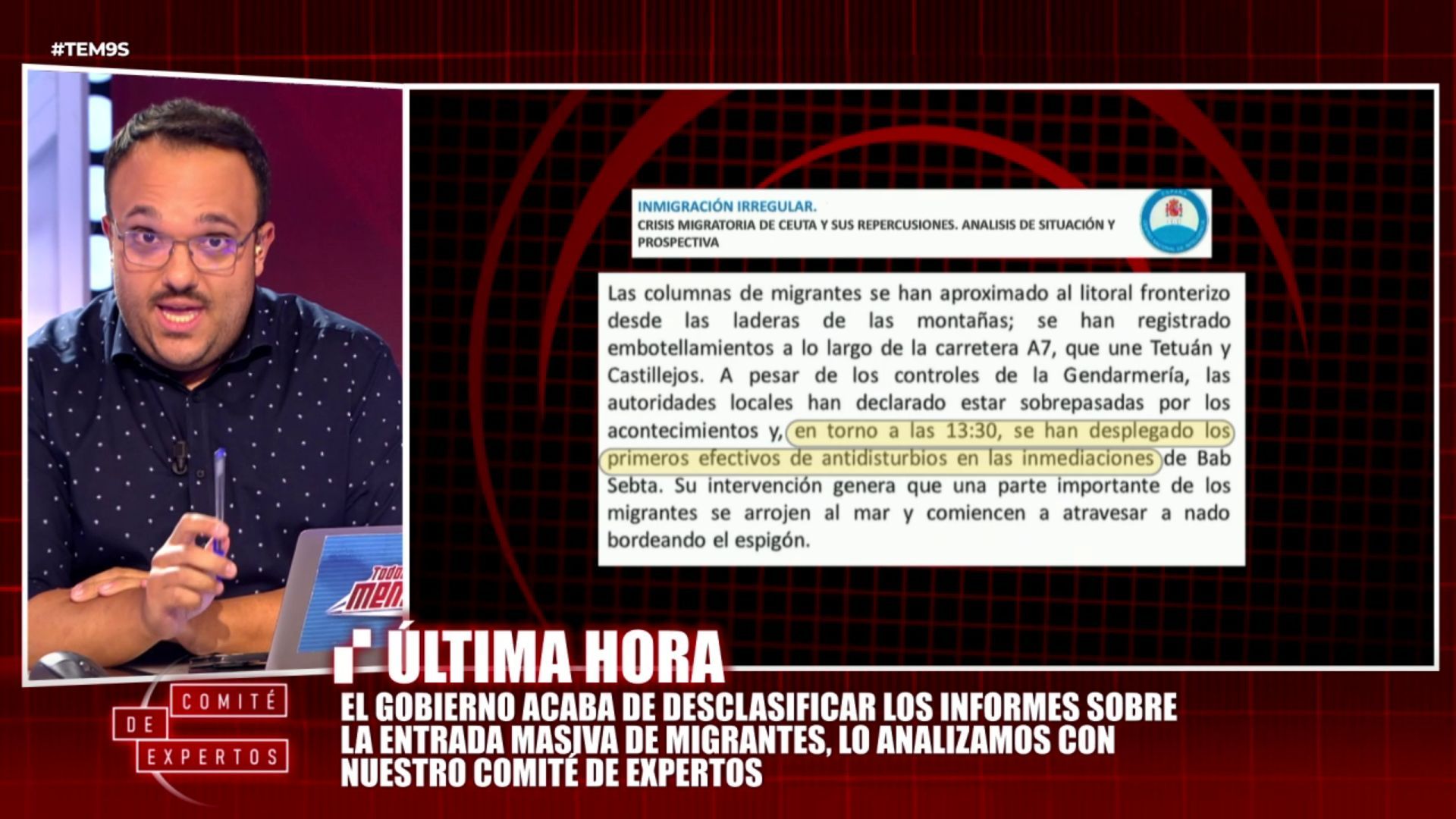 Los datos claves de los informes desclasificados del asalto a Ceuta: “Se tardaron 3 horas en desplegar efectivos antidisturbios”