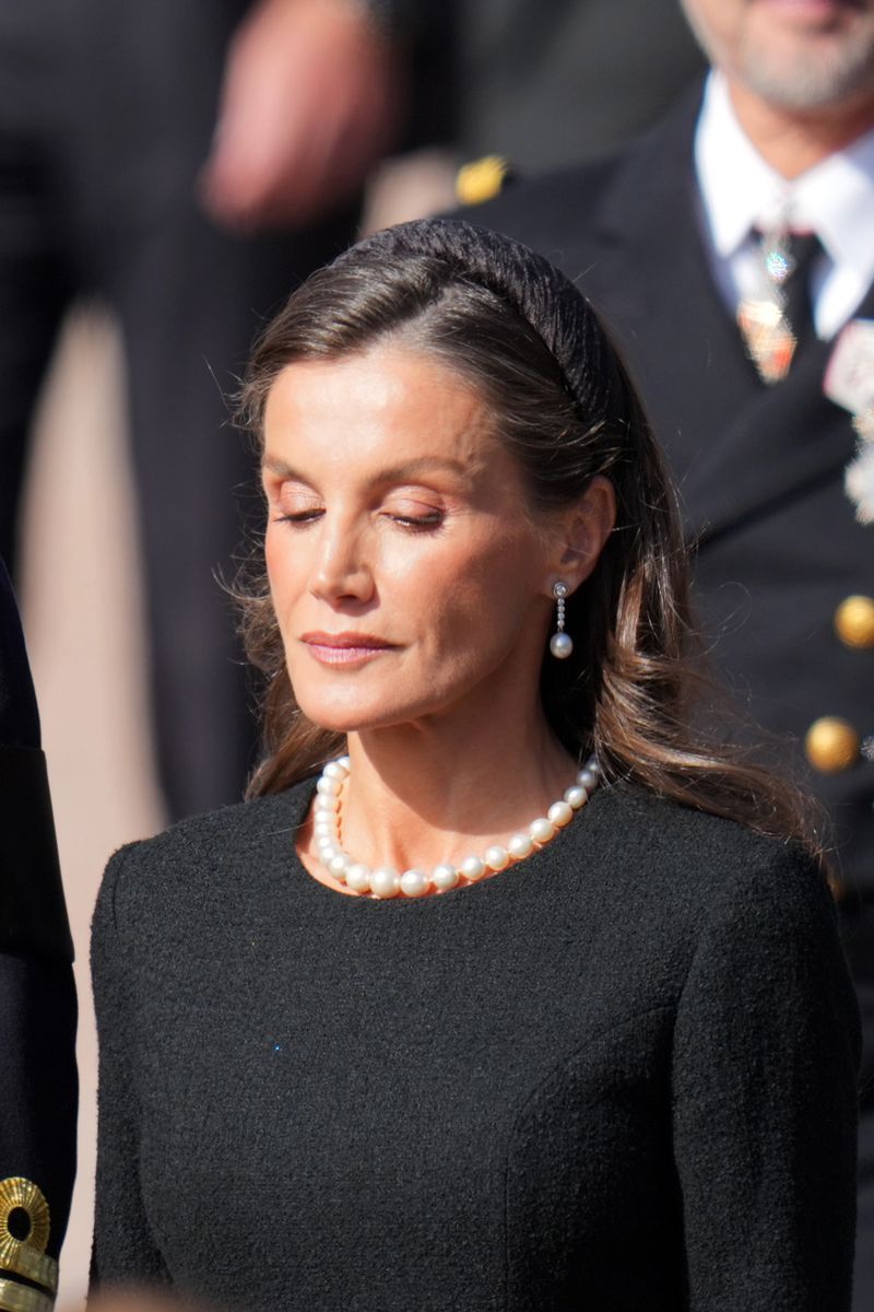 Los reyes Felipe y Letizia en el funeral de Harald de Noruega