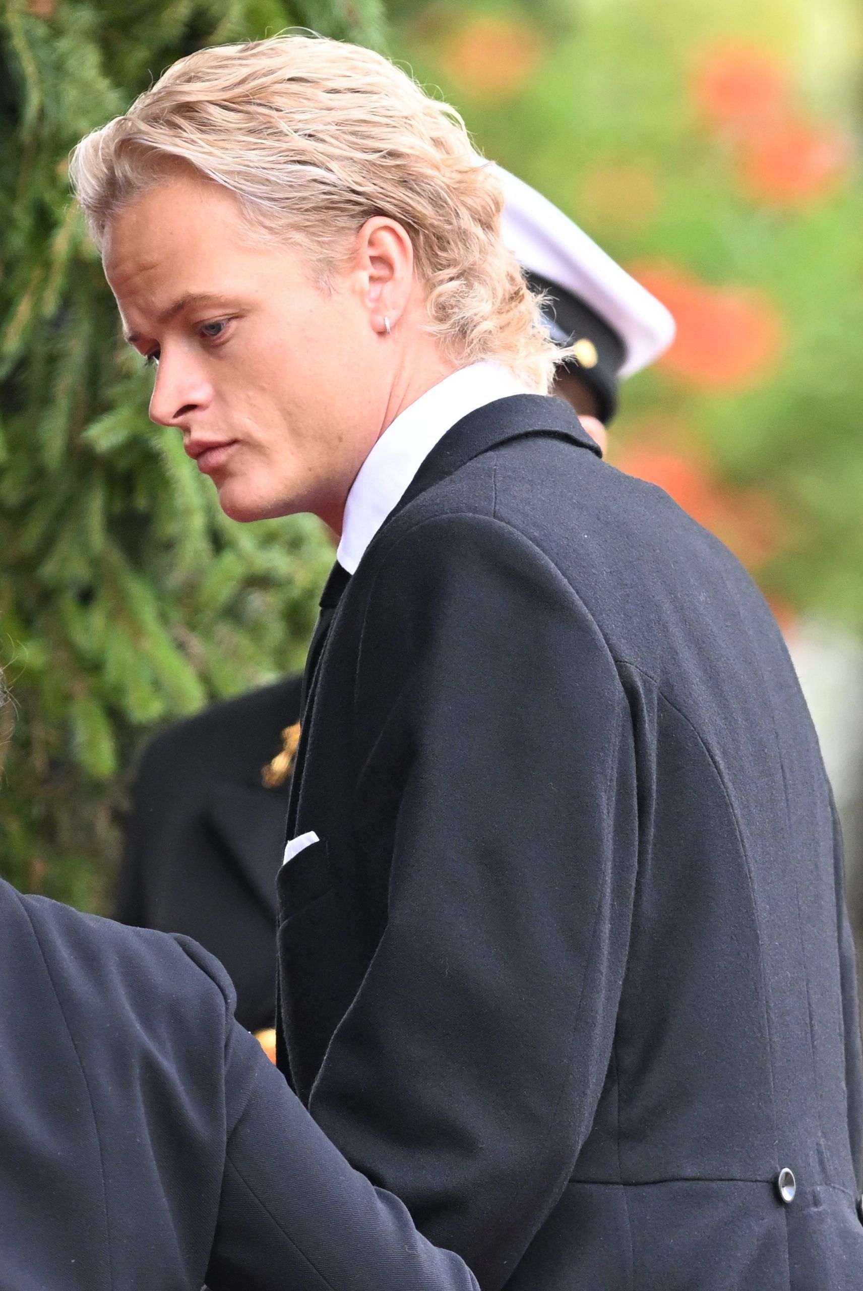 Marius Borg a su llegada a la catedral
