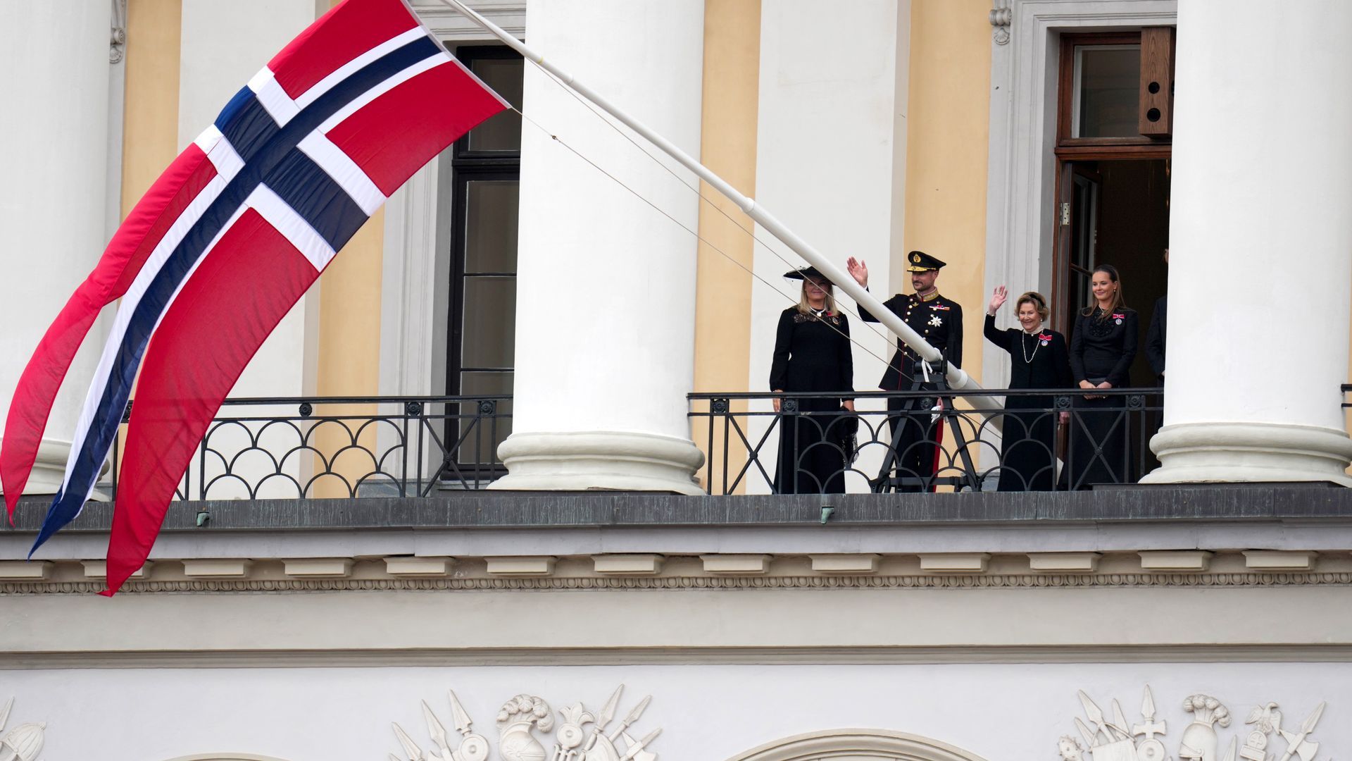 Primer posado de los reyes de Noruega