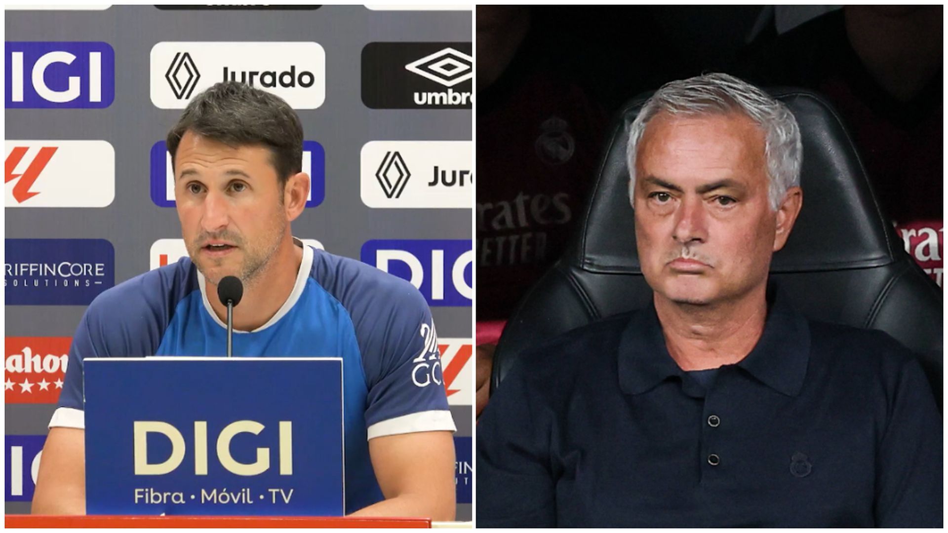 Beñat San José y José Mourinho Beñat San José y José Mourinho