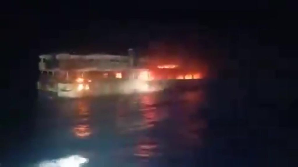 El incendio de un ferri en Filipinas deja al menos 5 muertos y 87 desaparecidos