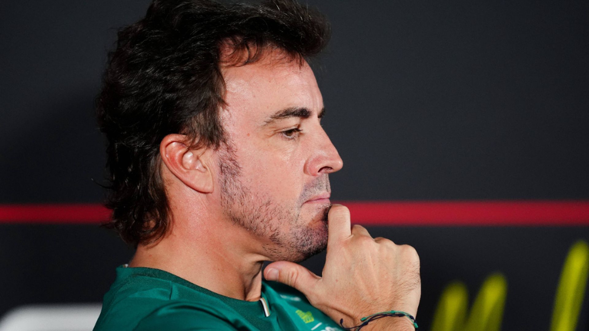 Fernando Alonso, en el Madring