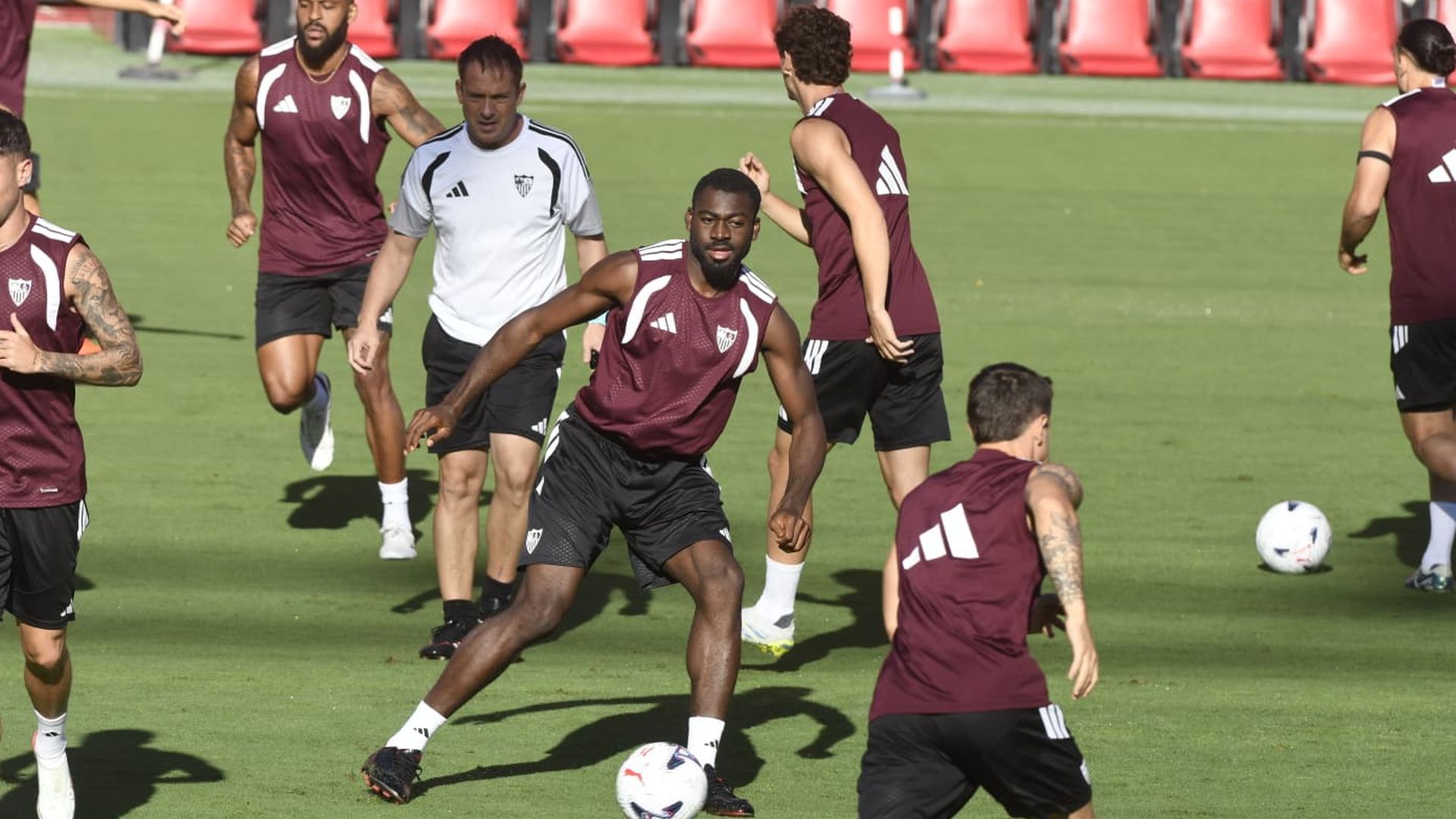 Fofana, en la sesión de este jueves