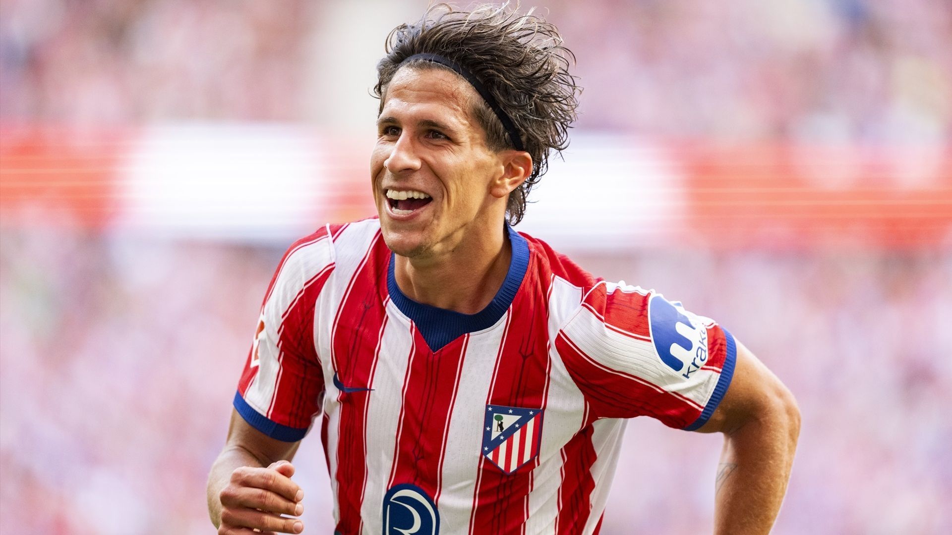 Giuliano Simeone durante el Atlético de Madrid - Villarreal de la jornada 2 Giuliano Simeone durante el Atlético de Madrid - Villarreal de la jornada 2
