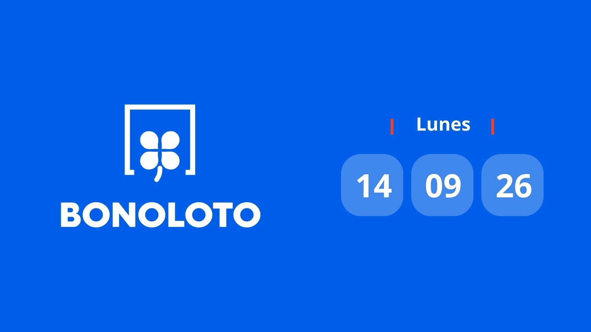 Bonoloto lunes 14 de septiembre de 2026 Bonoloto lunes 14 de septiembre de 2026