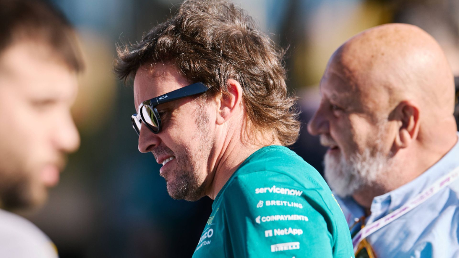 Fernando Alonso, en el Madring Fernando Alonso, en el Madring