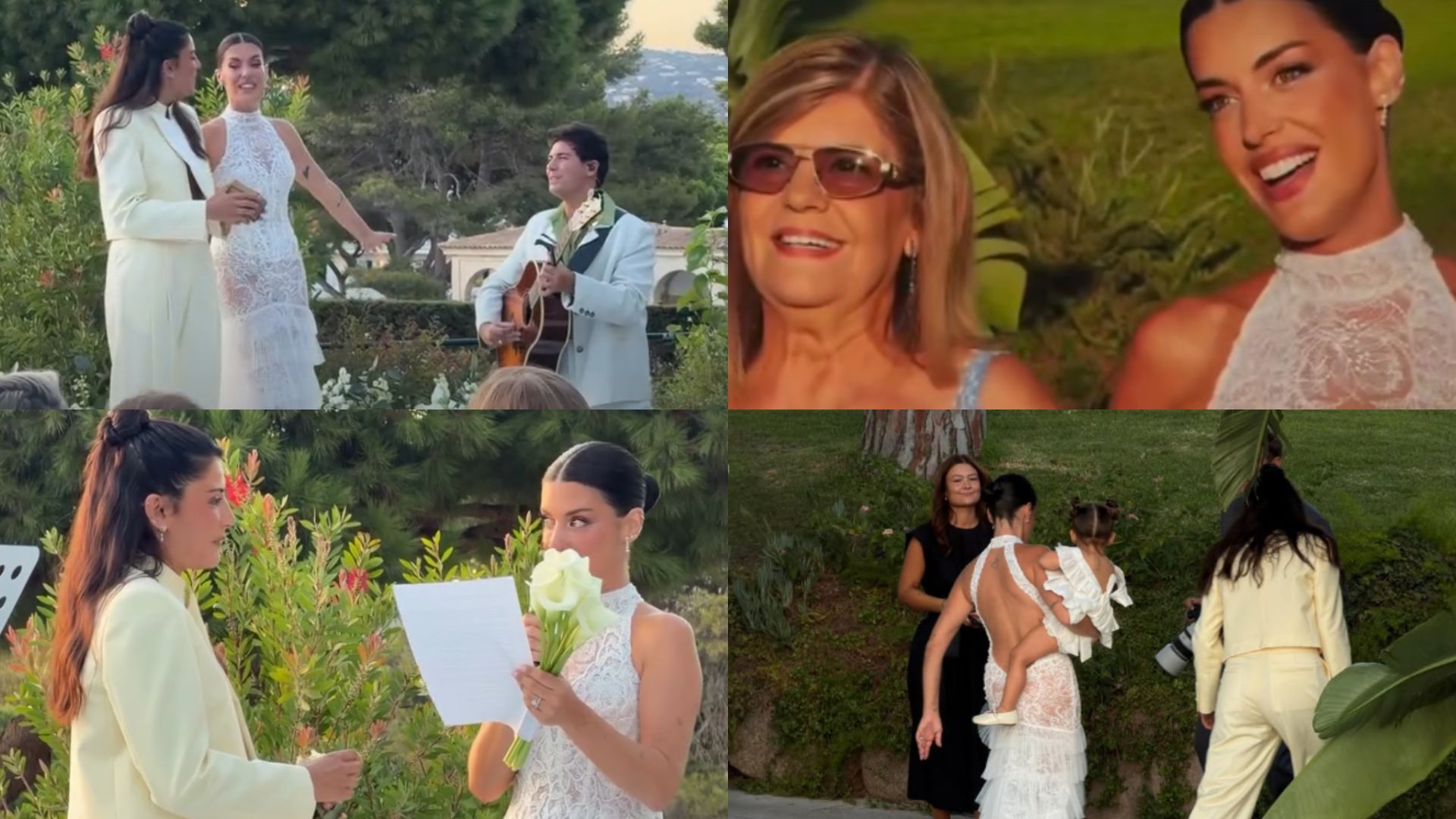 Los momentos más emotivos de la reboda de Alba y Dulceida
